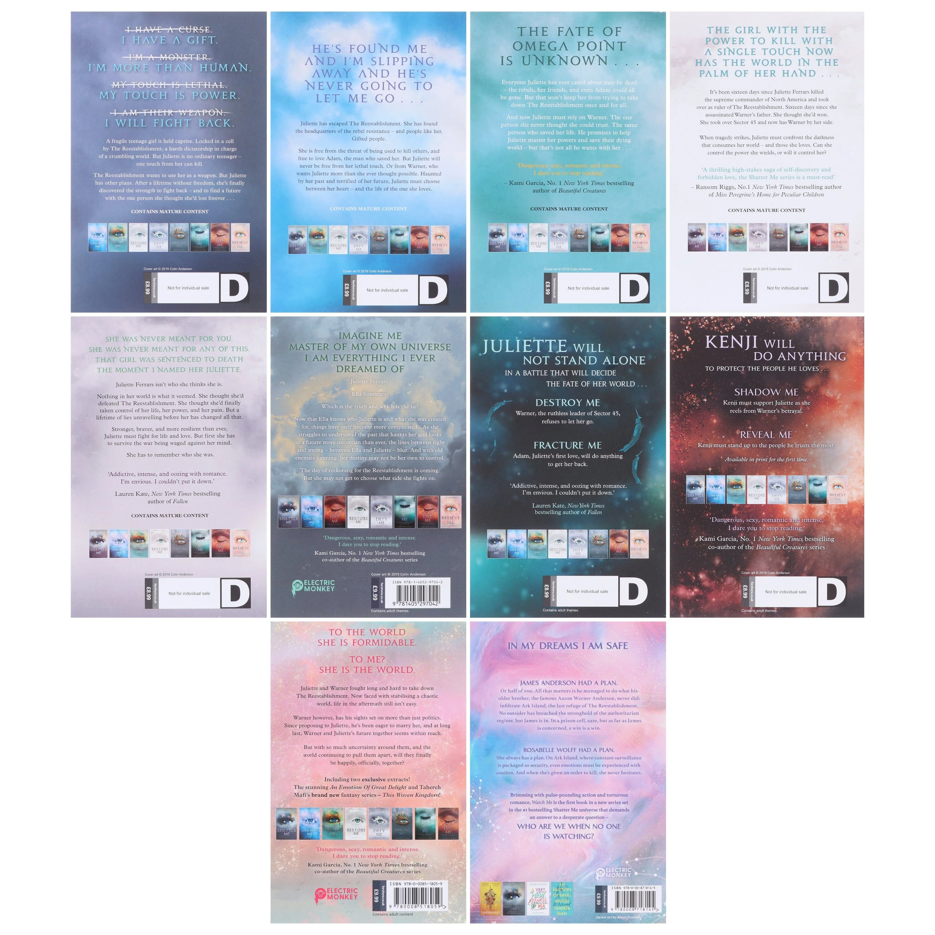 Shatter Me by Tahereh Mafi 10 Books Collection Set - Age 13+ - Paperback - Image 3