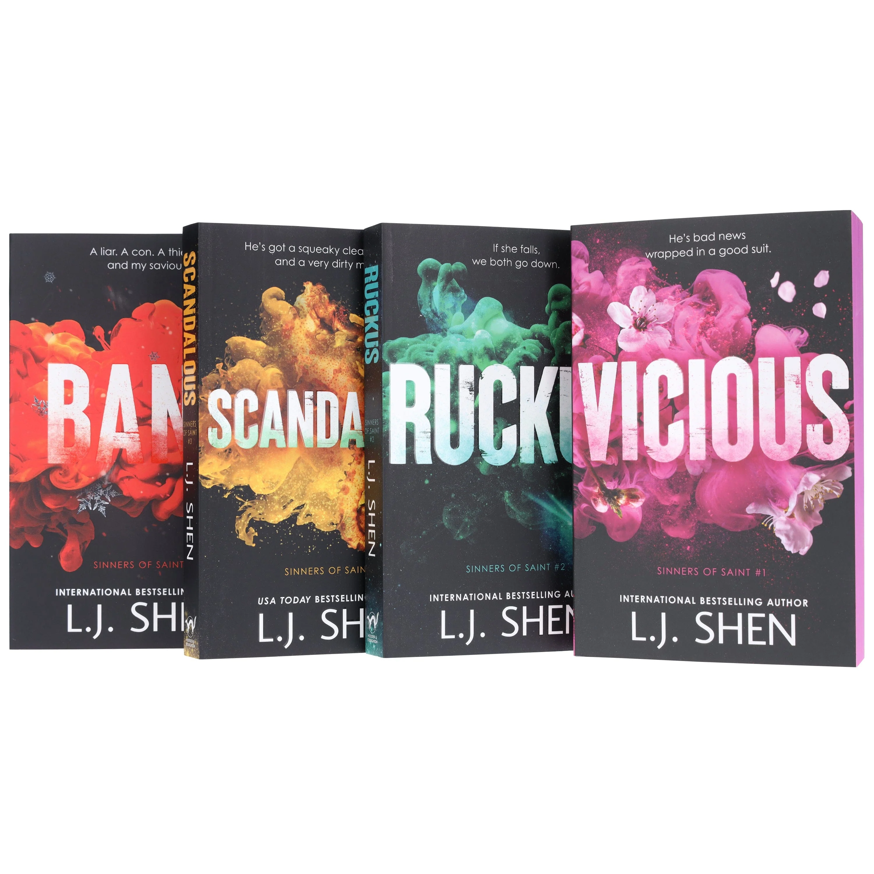 Sinners of Saint Series by L.J. Shen 4 Books Collection Set - Fiction - Paperback - Image 4