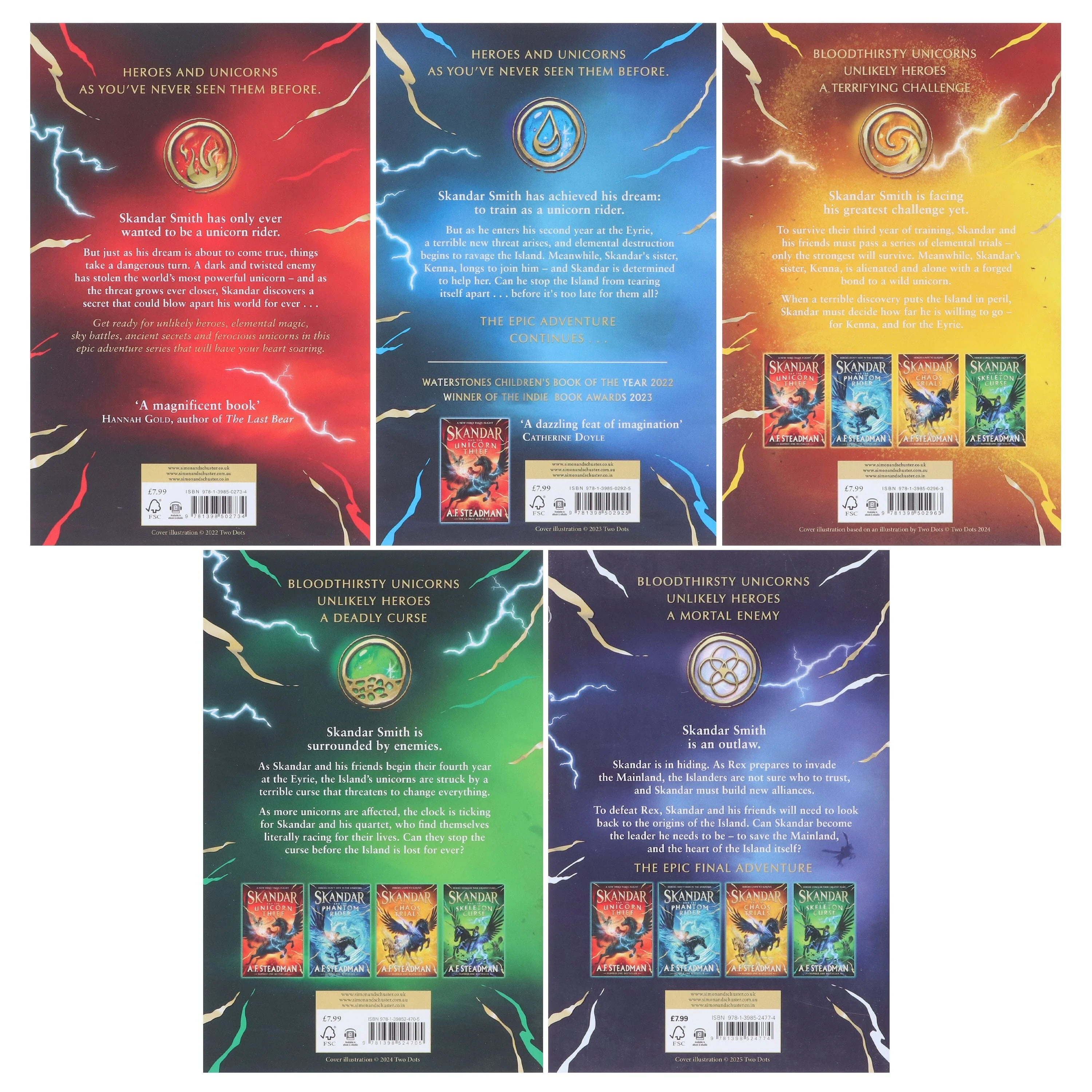 Skandar Series By A.F. Steadman 5 Books Collection Set - Ages 9-12 - Paperback - Image 3