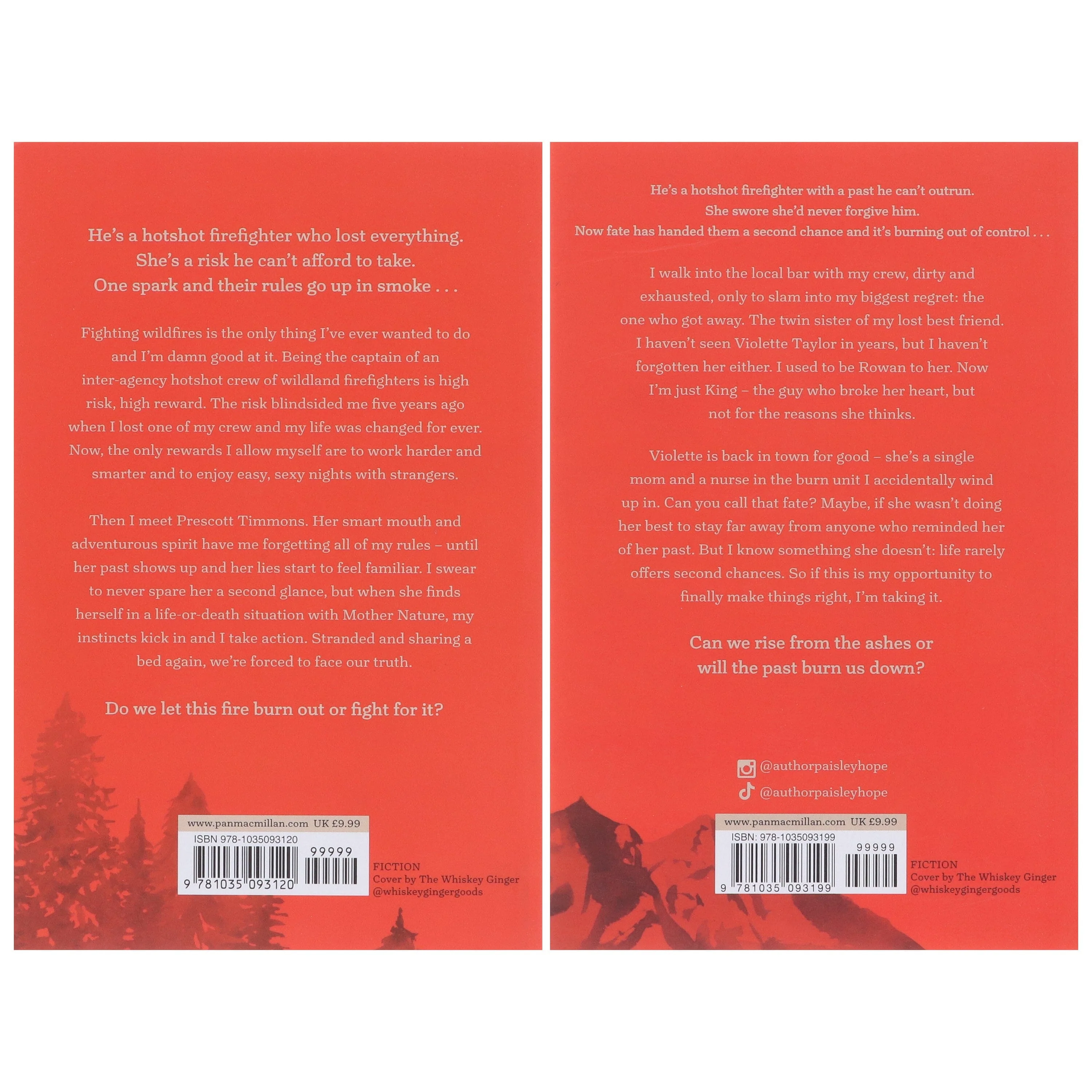 Sky Ridge Hotshots Series by Sloane St. James & Paisley Hope 2 Books Sprayed Edges Collection Set - Fiction - Paperback - Image 3