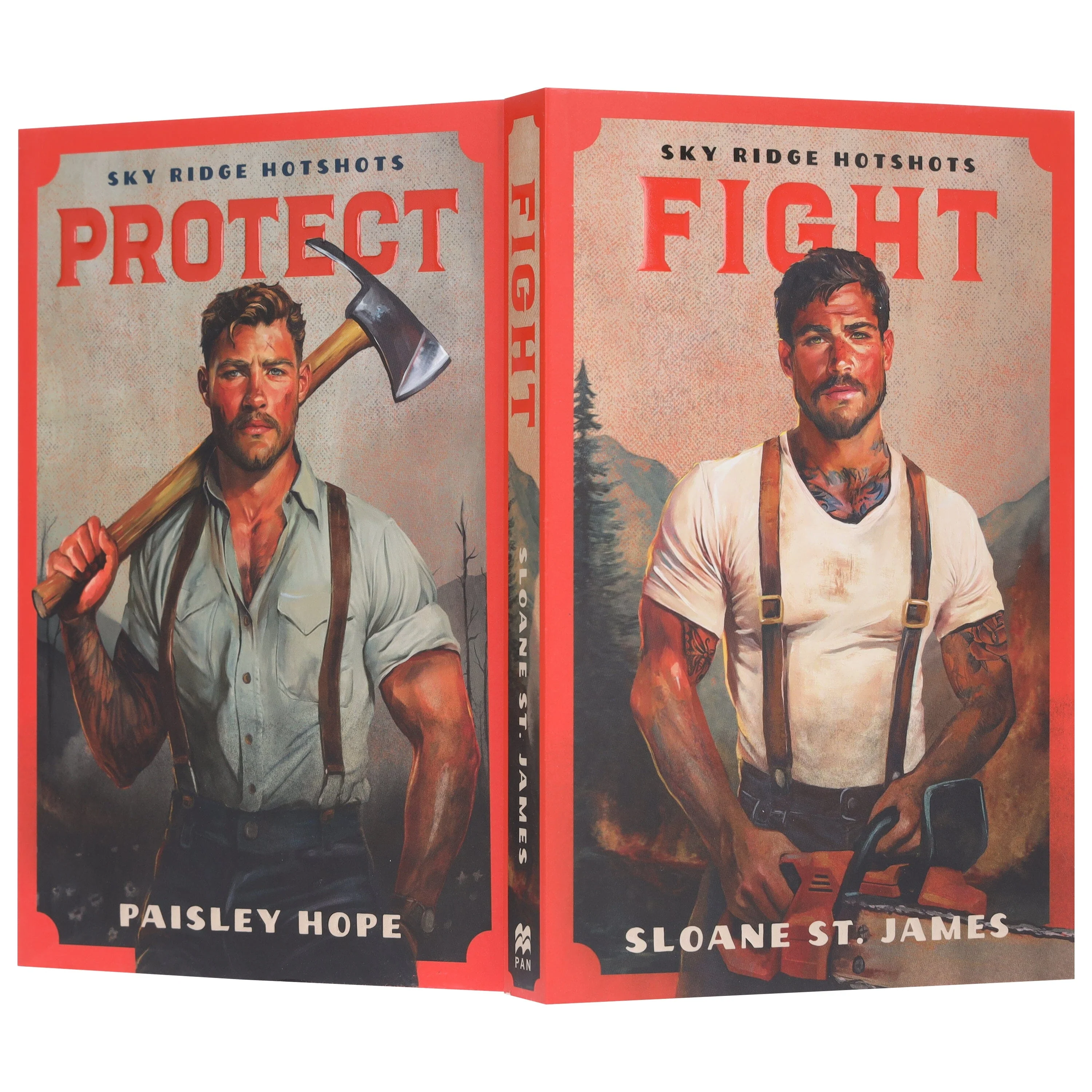 Sky Ridge Hotshots Series by Sloane St. James & Paisley Hope 2 Books Sprayed Edges Collection Set - Fiction - Paperback - Image 4