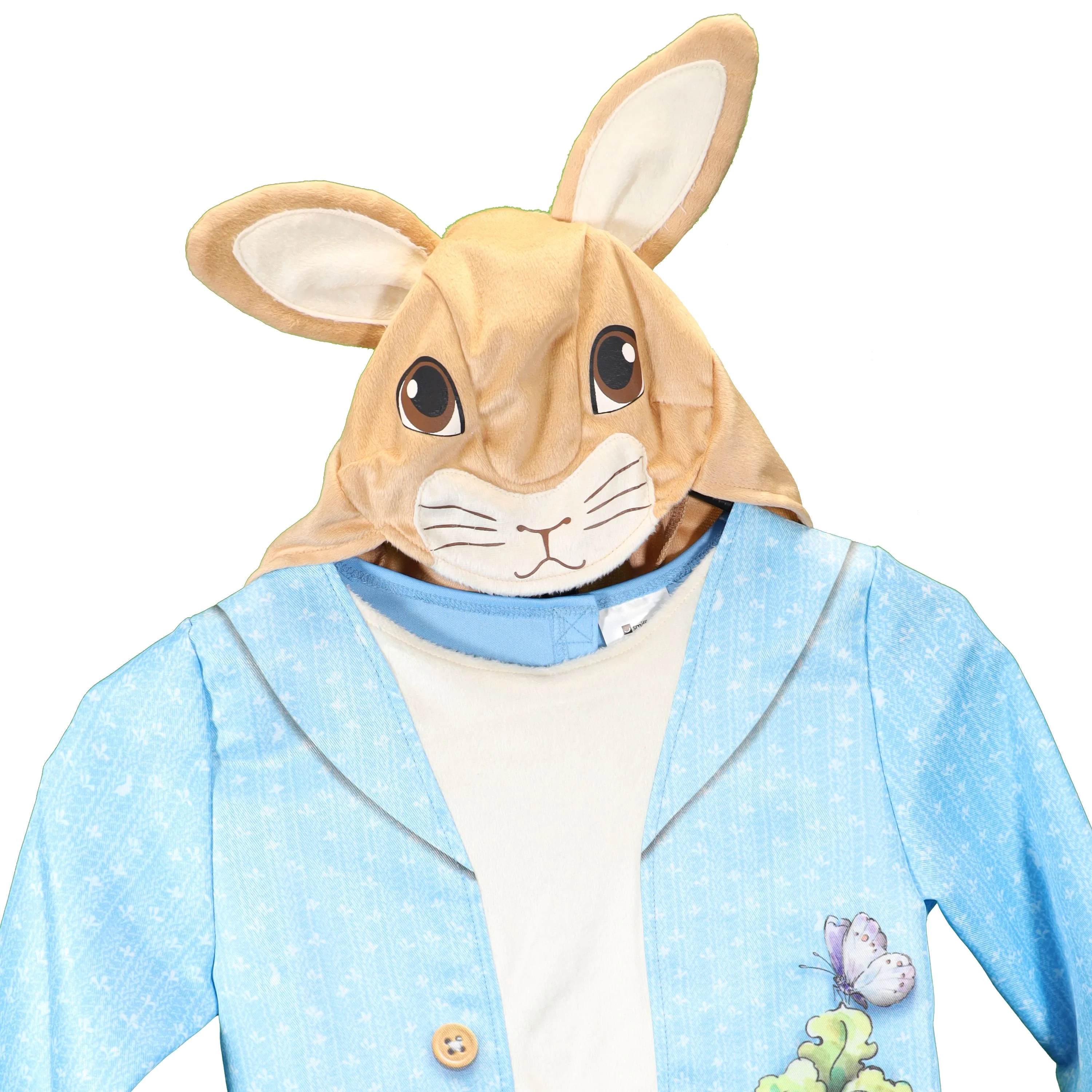 Smiffys Peter Rabbit Classic Costume All In One with Character Hood, Official Peter Rabbit Classic Fancy Dress, Child Dress Up Costumes - Image 6