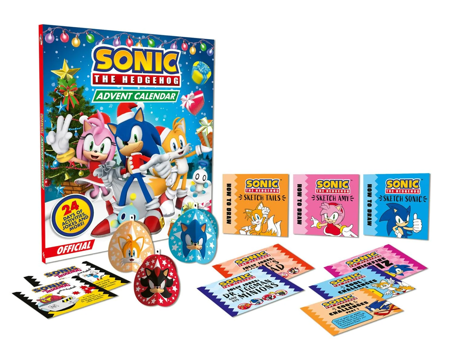 Sonic The Hedgehog Advent Calendar: 24 Days of Activities, Jokes And More! - Ages 5-10 - Hardback - Image 4