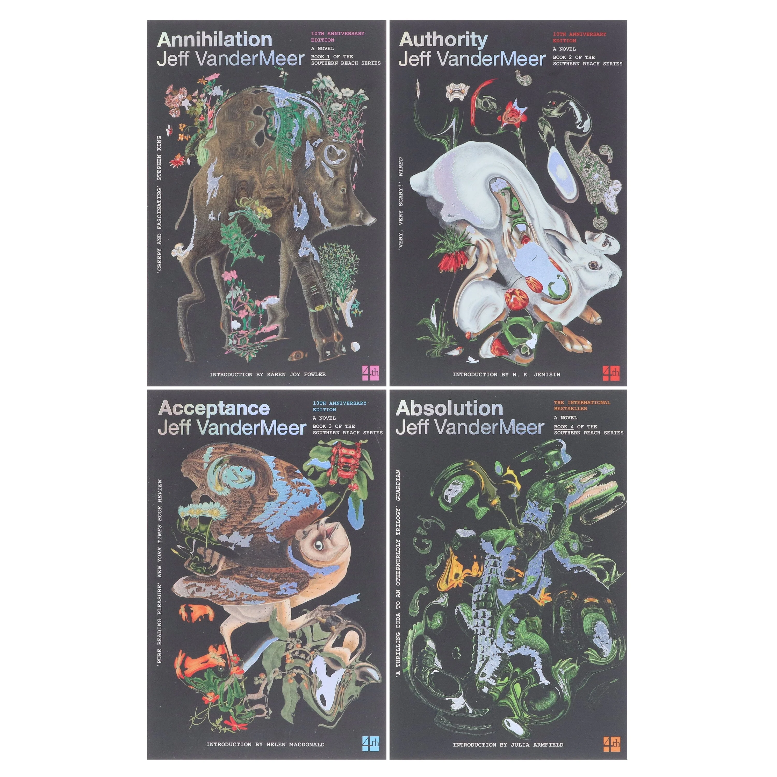 Southern Reach Series by Jeff VanderMeer (10th Anniversary Edition) 4 Books Collection Set - Fiction - Paperback - Image 2