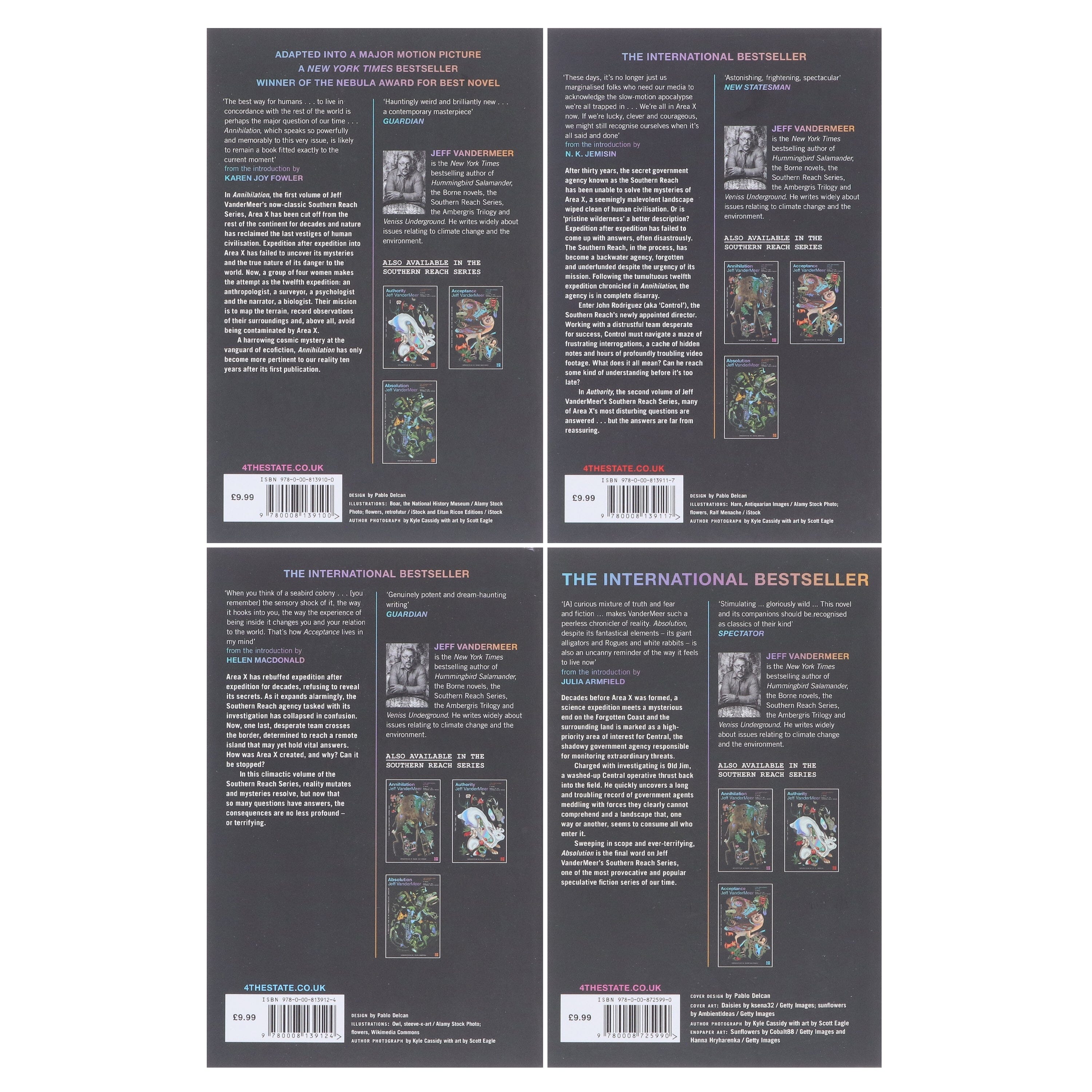 Southern Reach Series by Jeff VanderMeer (10th Anniversary Edition) 4 Books Collection Set - Fiction - Paperback - Image 3