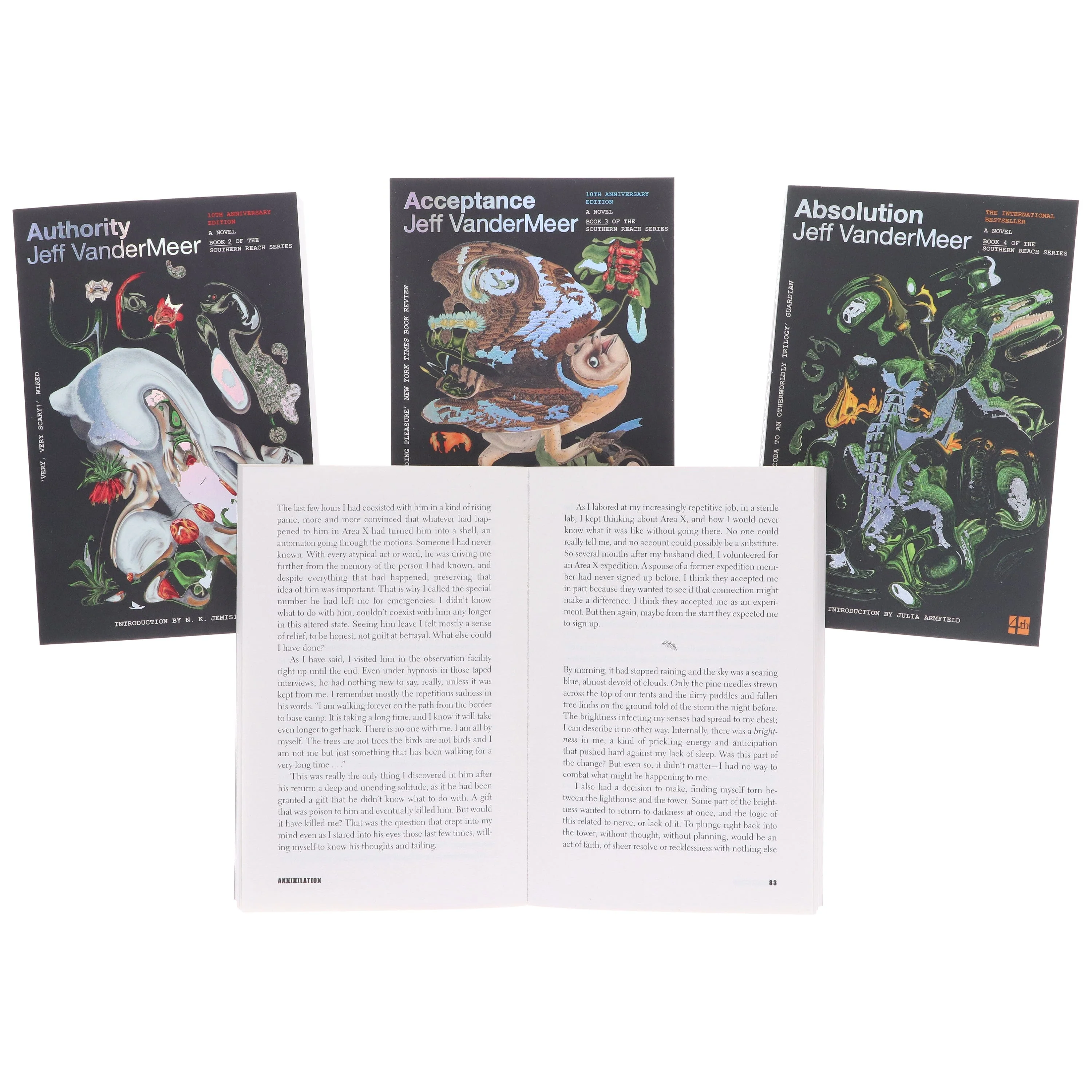 Southern Reach Series by Jeff VanderMeer (10th Anniversary Edition) 4 Books Collection Set - Fiction - Paperback - Image 7