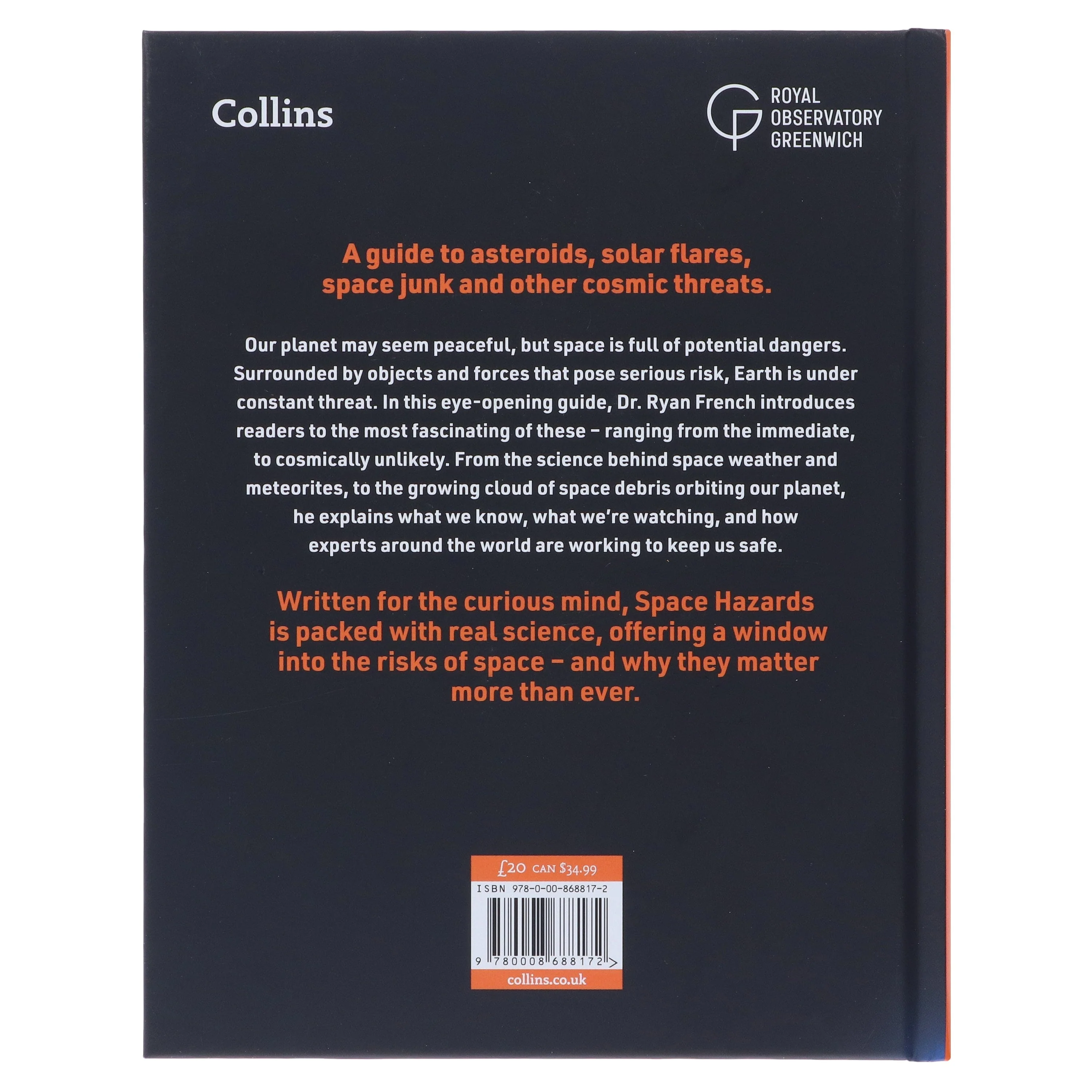 Space Hazards: A Comprehensive Guide to Asteroids, Solar Flares, Space Junk, and Other Cosmic Threats to Life on Earth - Non Fiction - Hardback - Image 3