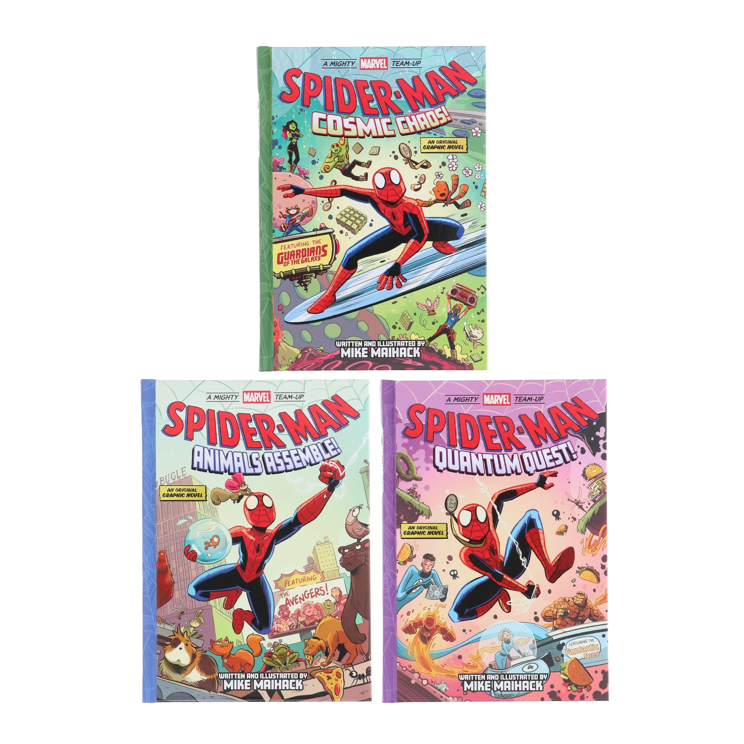 Spider-Man: A Mighty Marvel Team-Up By Mike Maihack 3 Books Collection Box Set - Ages 6-9 - Hardback - Image 2
