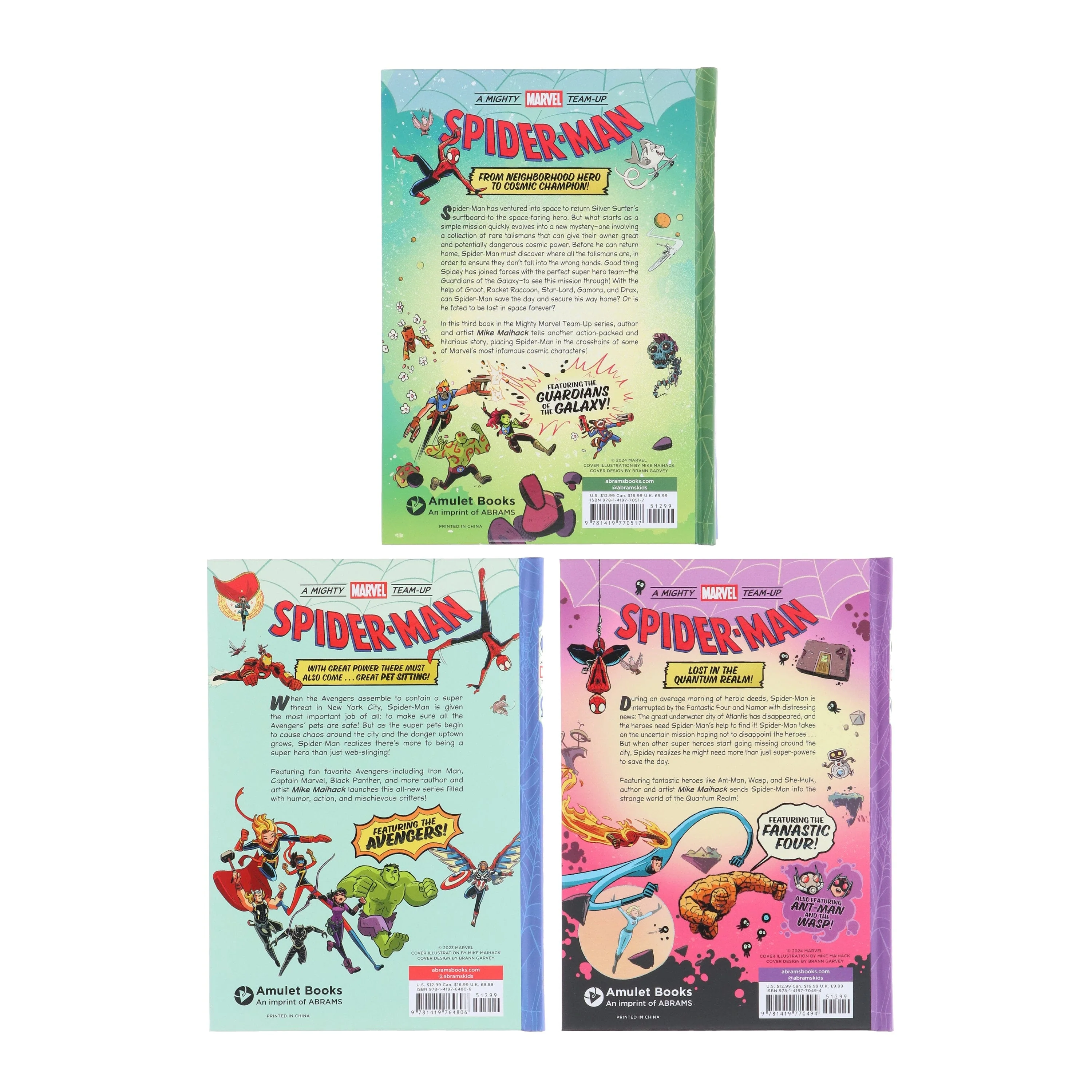 Spider-Man: A Mighty Marvel Team-Up By Mike Maihack 3 Books Collection Box Set - Ages 6-9 - Hardback - Image 3
