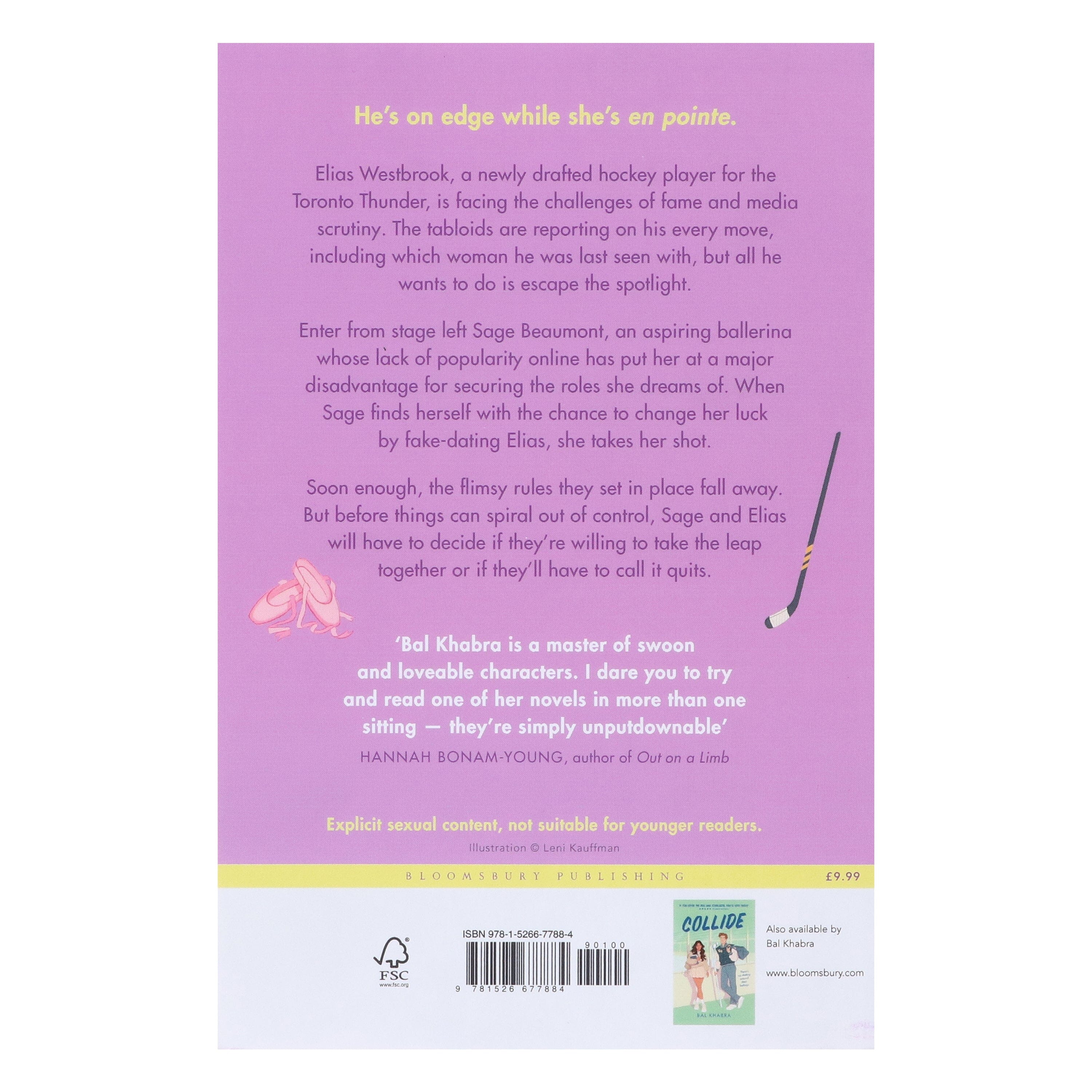 Spiral by Bal Khabra (Off the Ice Series Book 2) Sprayed Edge - Fiction - Paperback - Image 3