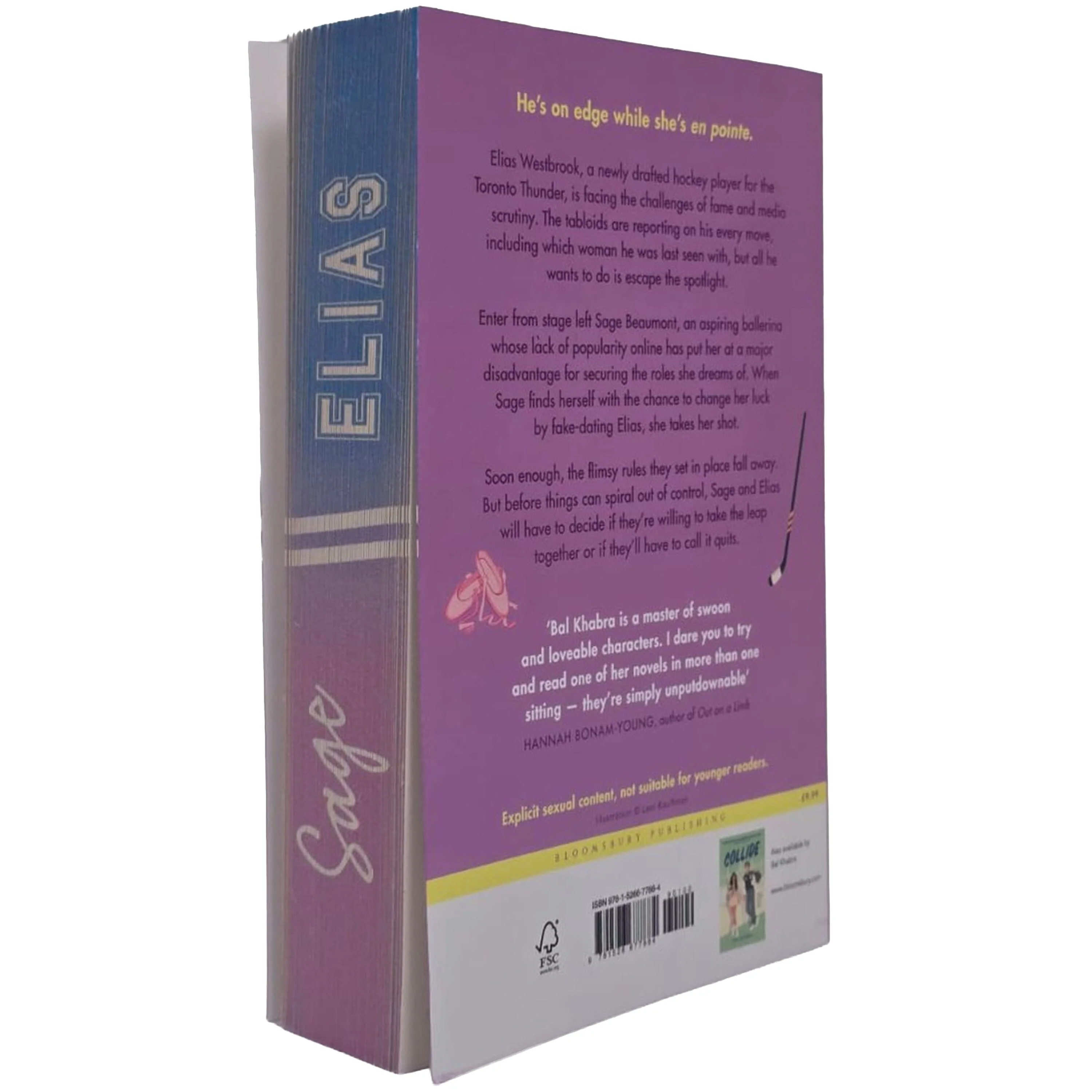Spiral by Bal Khabra (Off the Ice Series Book 2) Sprayed Edge - Fiction - Paperback - Image 5