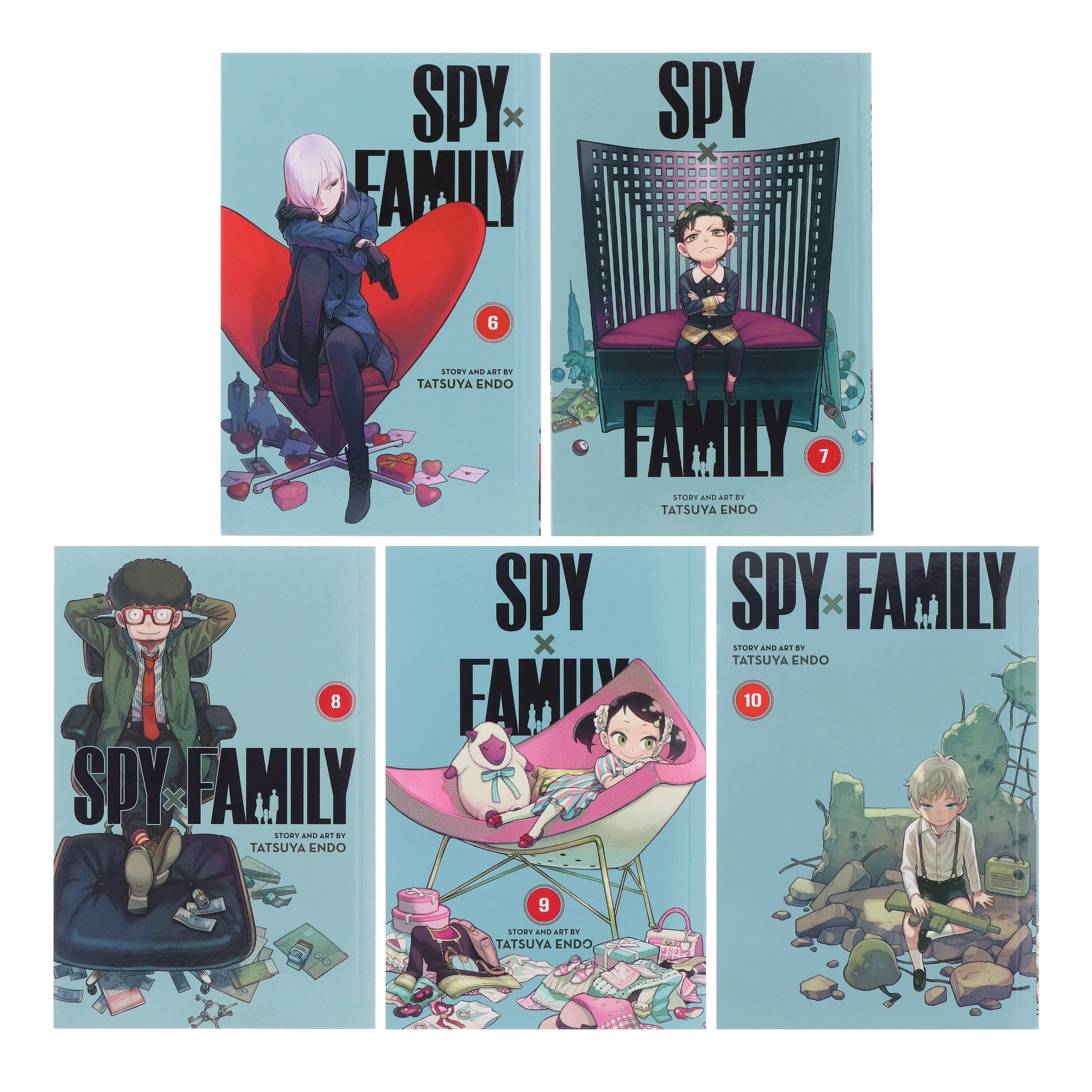 Spy x Family Series (Book 6-10) by Tatsuya Endo 5 Books Collection Set - Ages 13+ - Paperback - Image 2