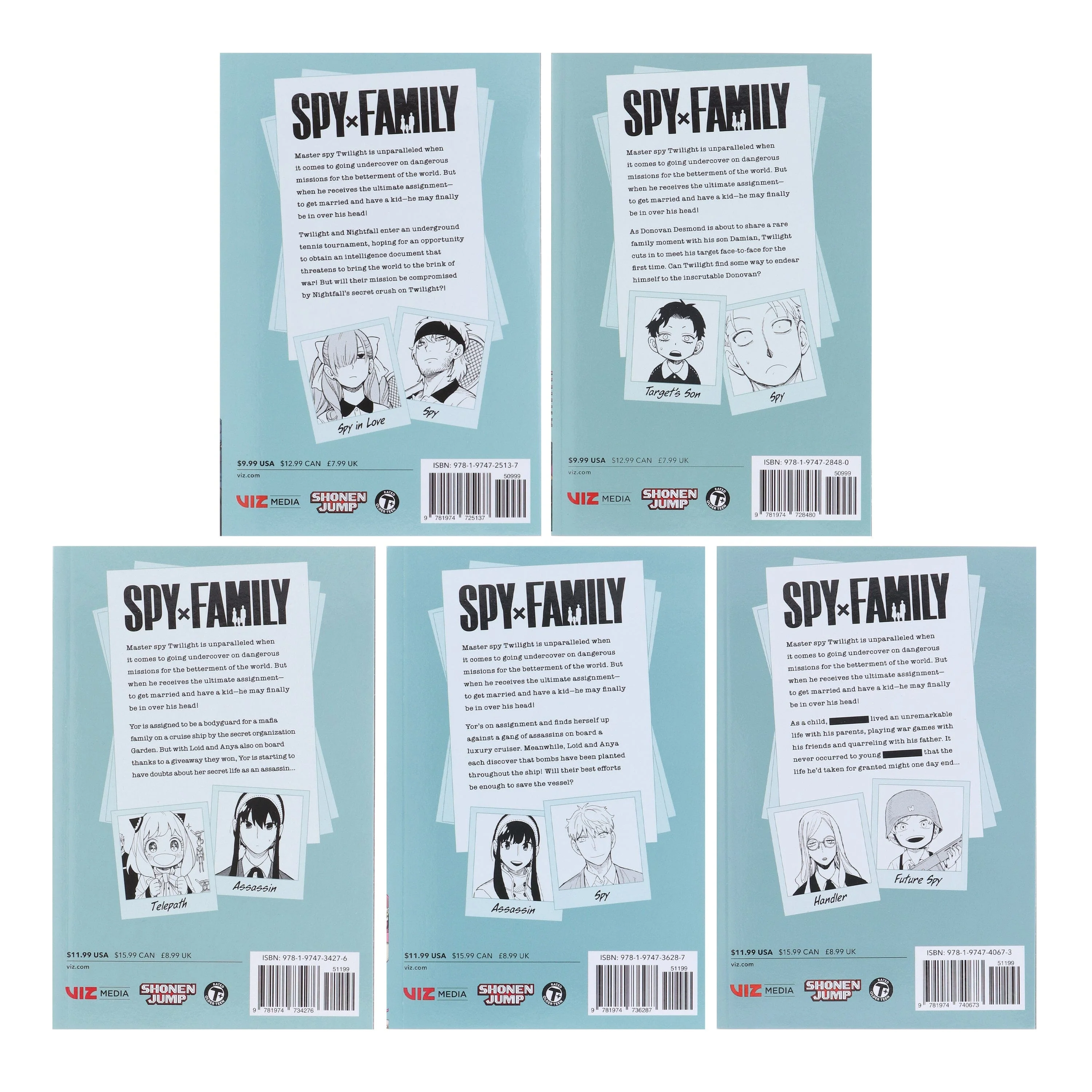 Spy x Family Series (Book 6-10) by Tatsuya Endo 5 Books Collection Set - Ages 13+ - Paperback - Image 3