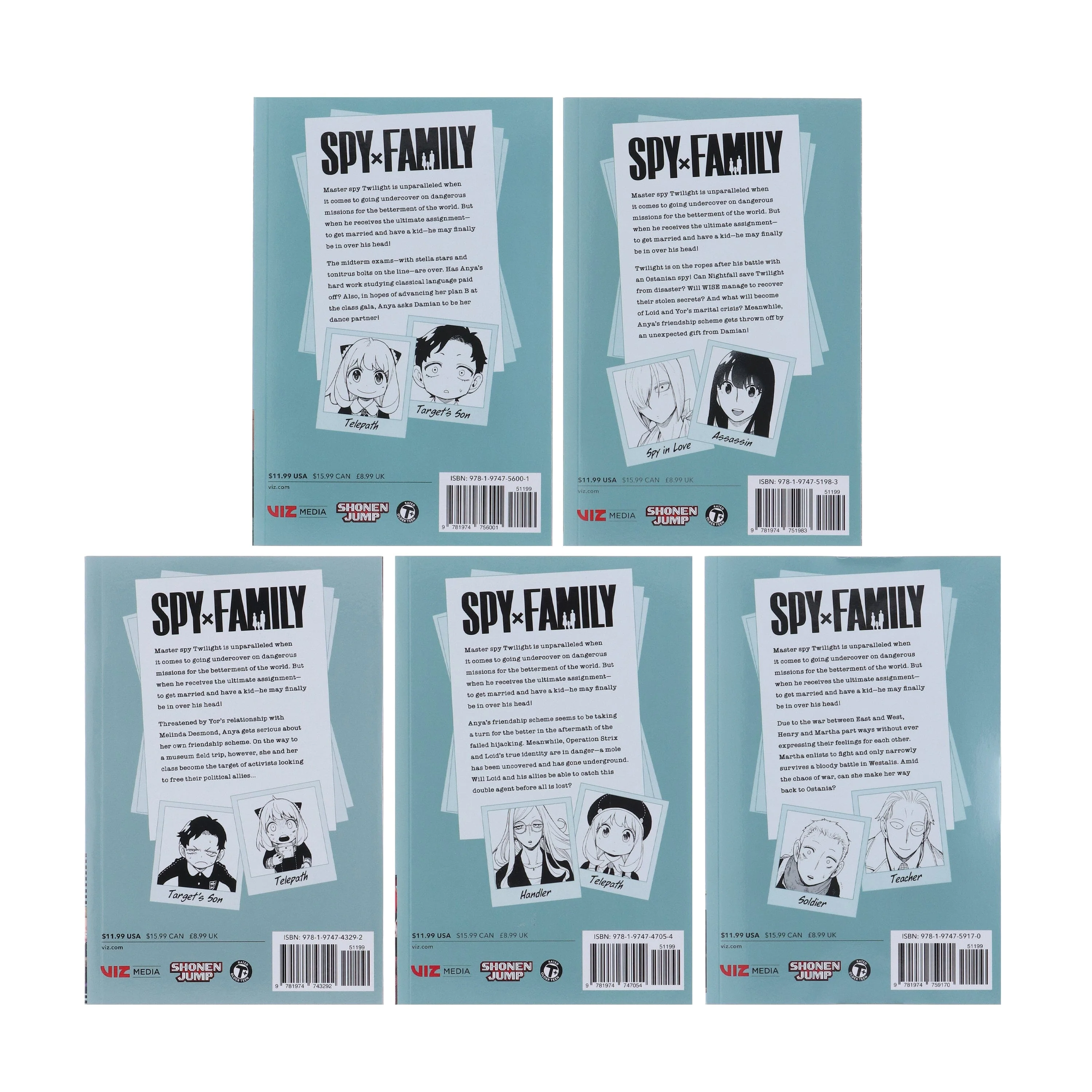 Spy x Family Series (Vol 11-15) by Tatsuya Endo 5 Books Collection Set - Ages 14+ - Paperback - Image 3
