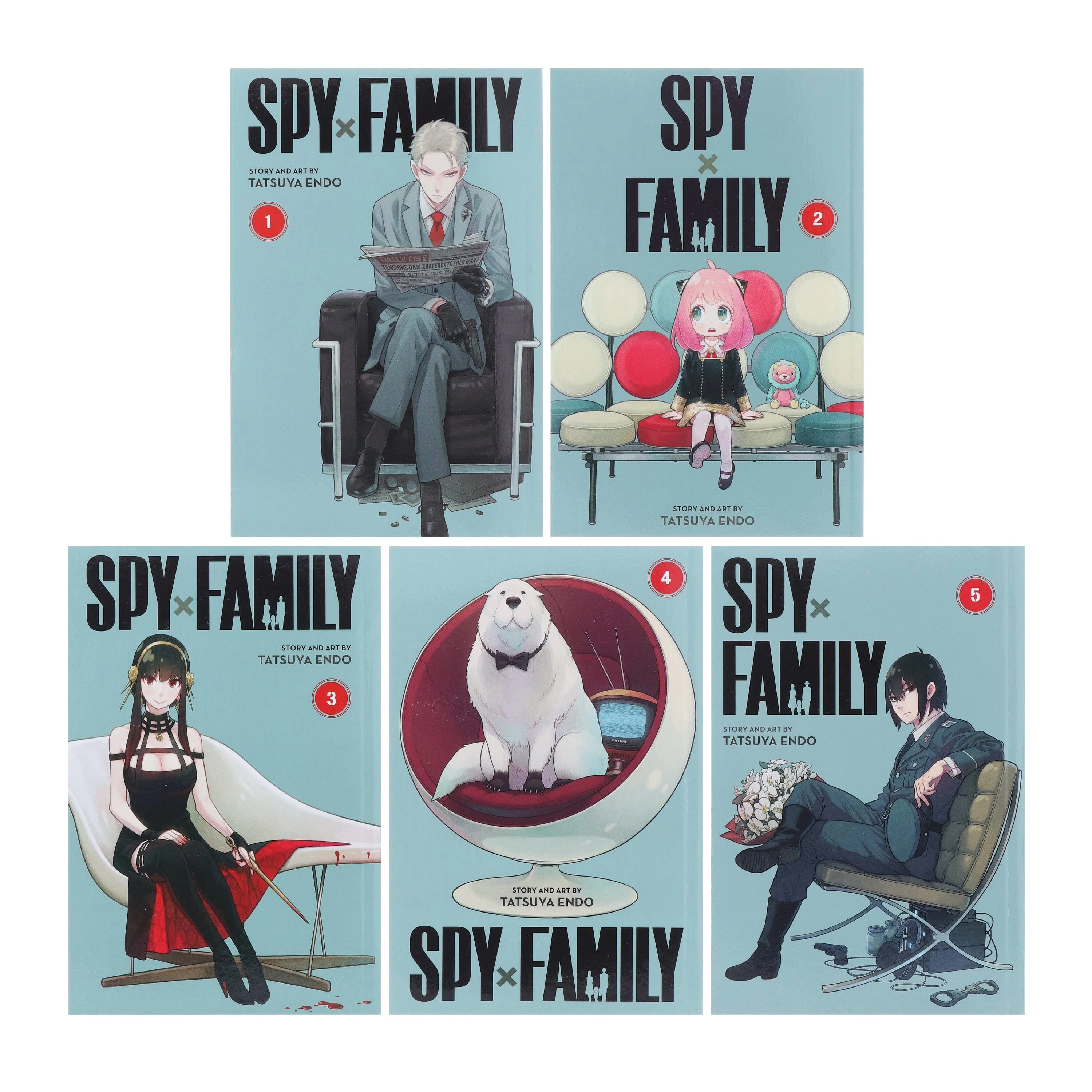 Spy x Family (Vol 1-5) by Tatsuya Endo 5 Books Collection Set - Manga - Paperback - Image 2
