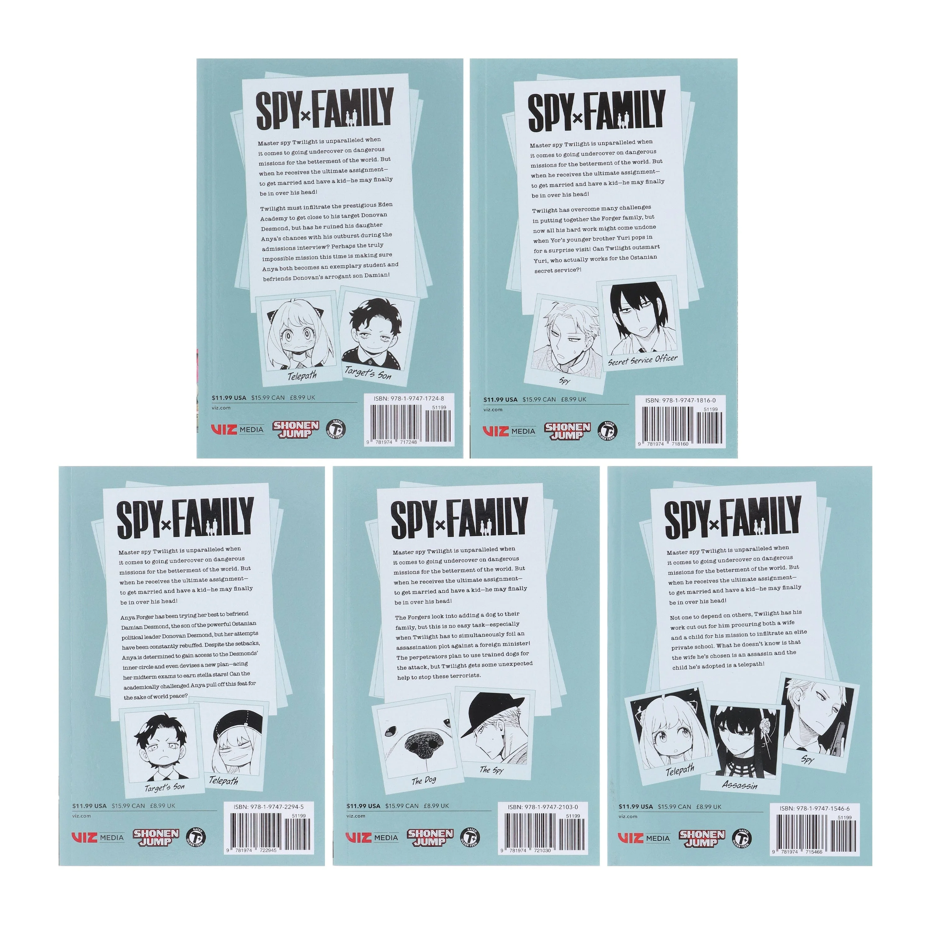Spy x Family (Vol 1-5) by Tatsuya Endo 5 Books Collection Set - Manga - Paperback - Image 3