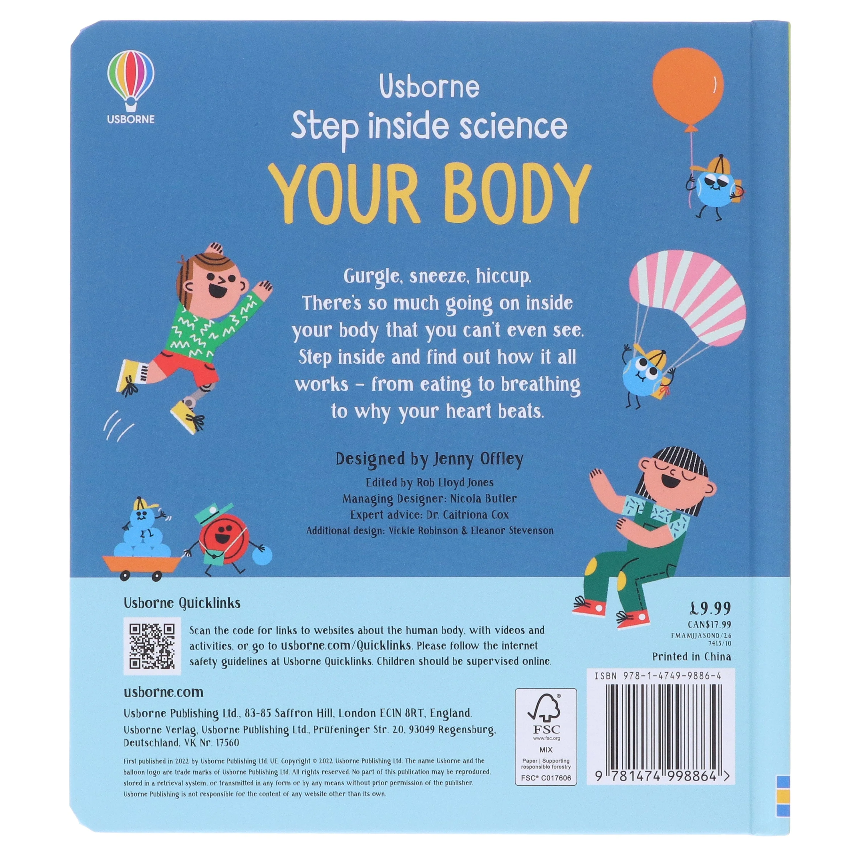 Step Inside Science: Your Body by Lara Bryan - Ages 5+ - Board Book - Image 3