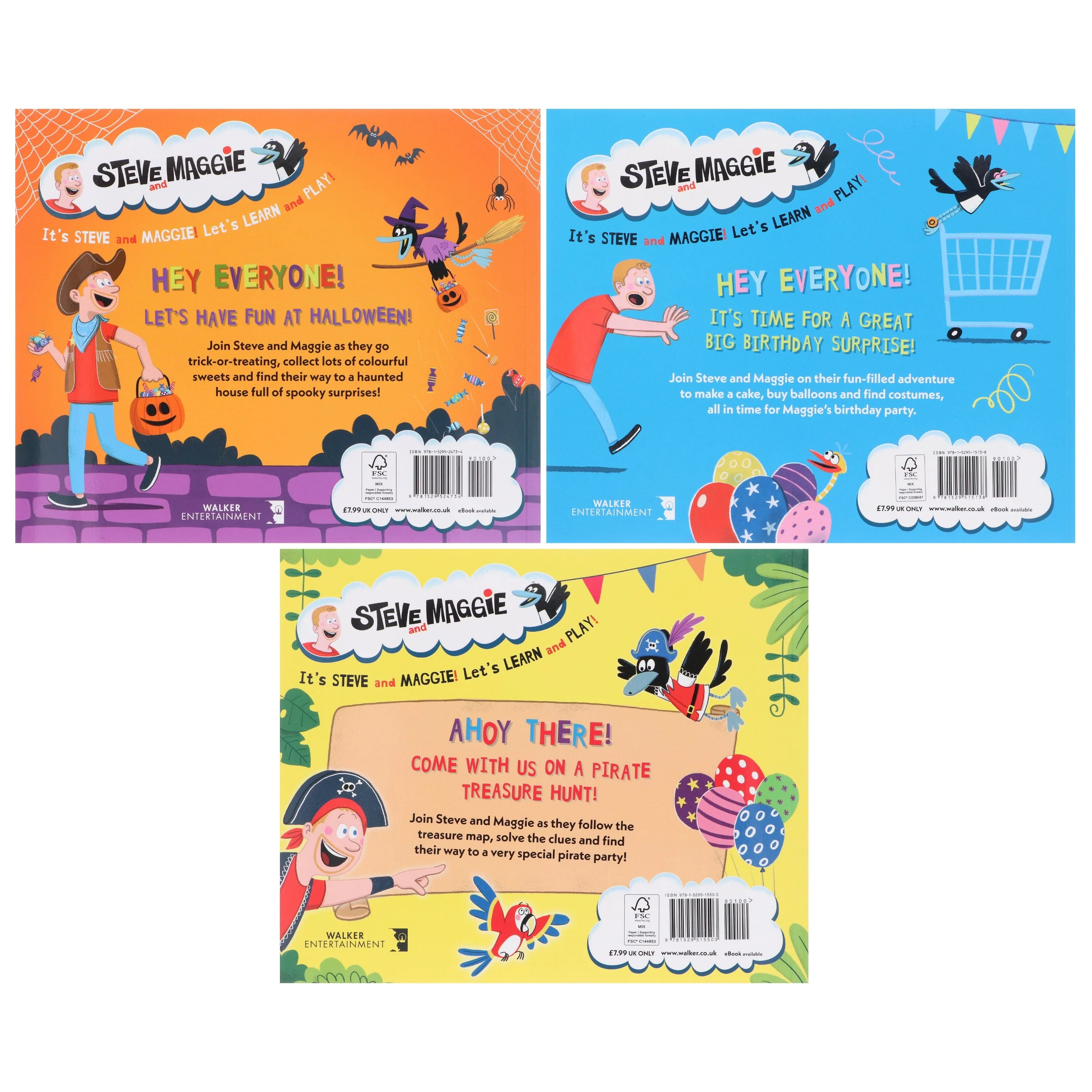 Steve and Maggie Collection Illustrated 3 Picture Books Set - Ages 3-7 - Paperback - Image 2