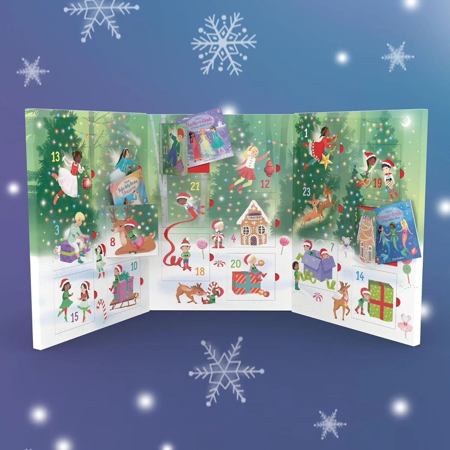 Sticker Dolly Dressing Christmas Advent Calendar: A Festive Collection of Dress Up Sticker Dolls, Puzzles, and other Activity Books - Ages 5+ - Paperback - Image 4
