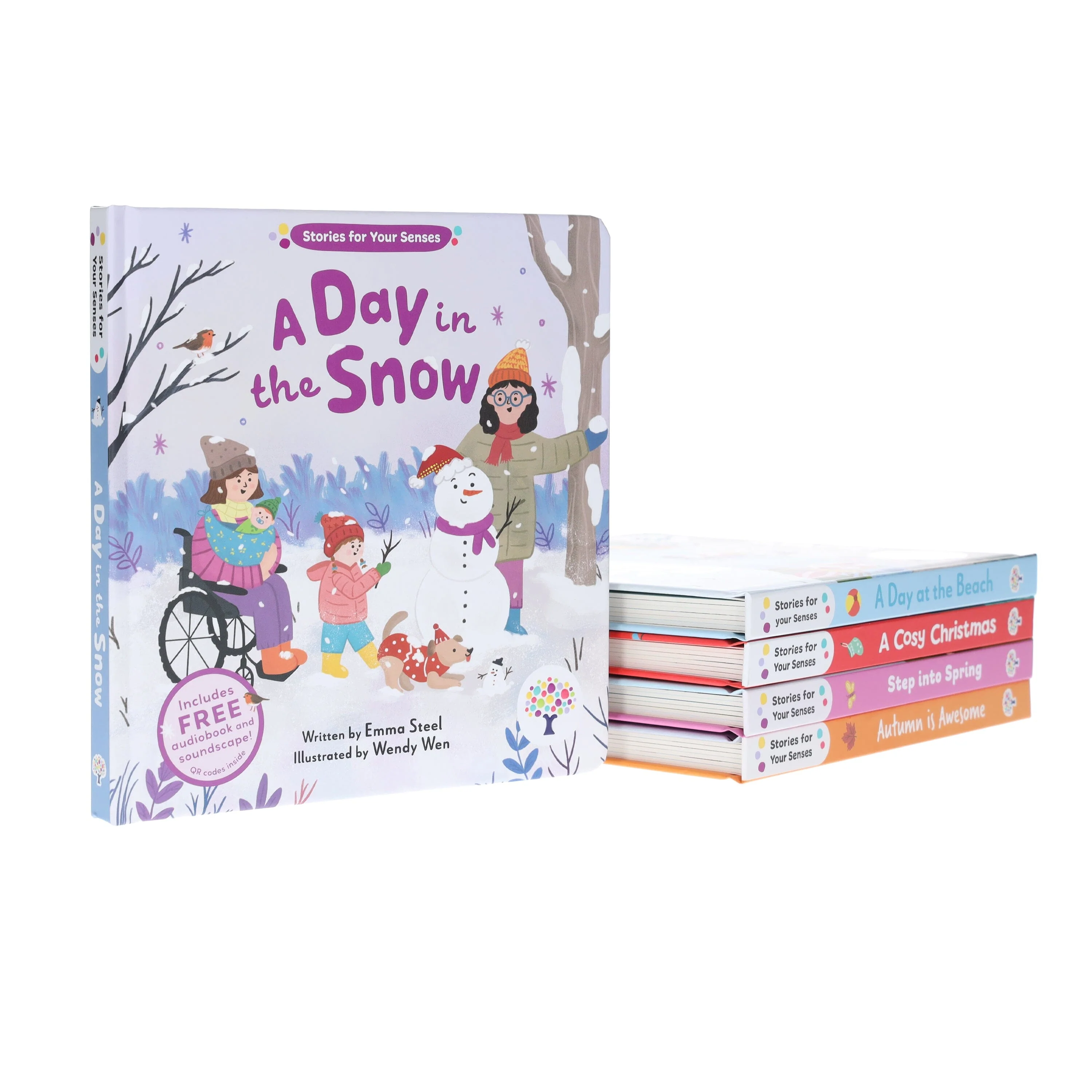 Stories for Your Senses Series by Emma Steel Illustrated 5 Books Collection Set - Ages 3-5 - Board Book - Image 4