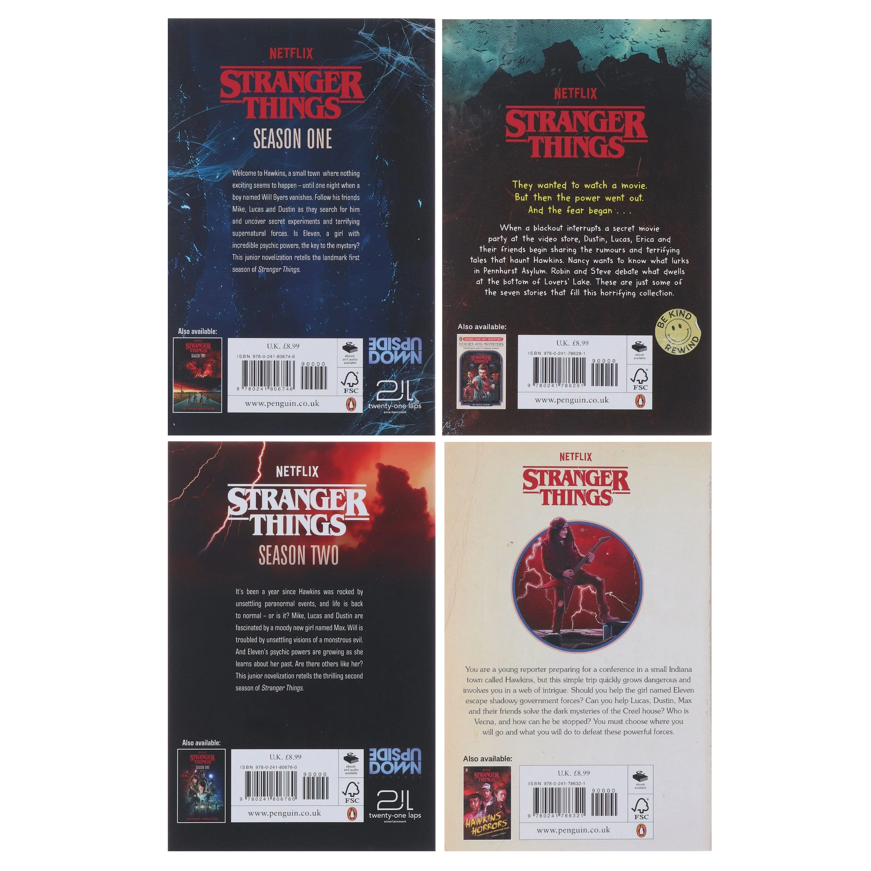 Stranger Things Collection 4 Books Set - Ages 7-14 - Paperback - Image 3