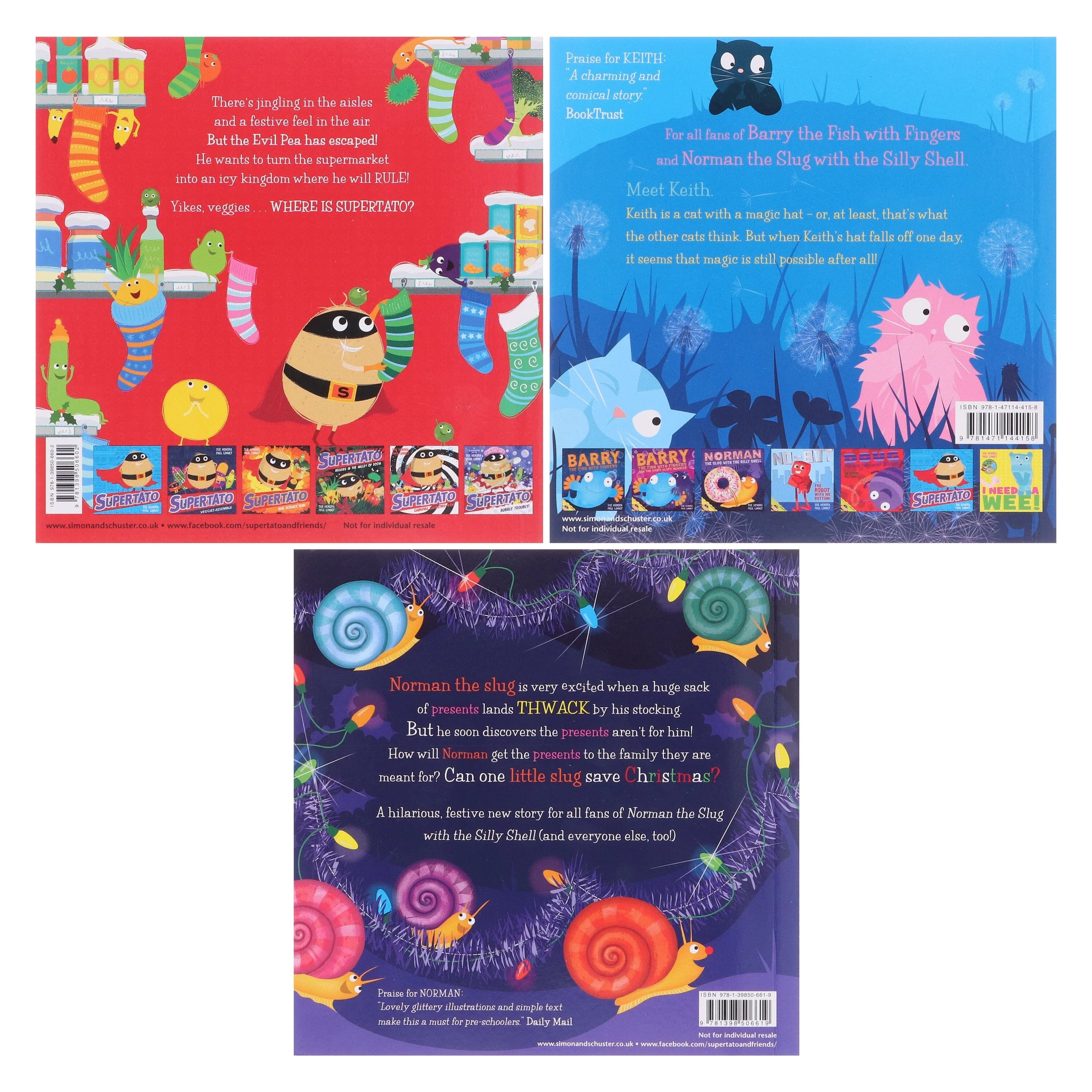 Sue Hendra & Paul Linnet Collection 3 Picture Books Set - Ages 3-6 - Paperback - Image 2