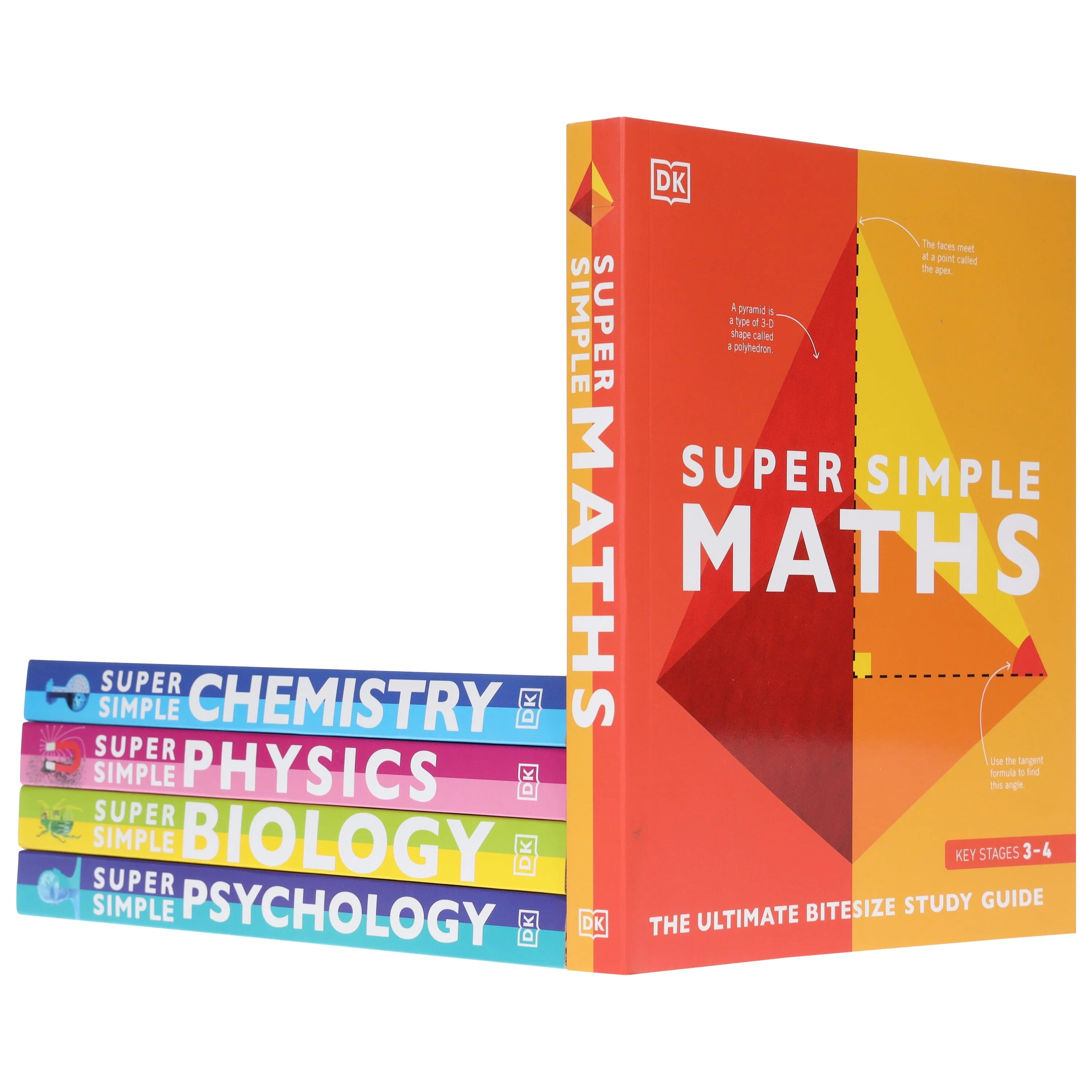 Super Simple: Maths, Chemistry, Physics, Biology & Psychology The Ultimate Bitesize Study Guide 5 Books Collection Set - Non Fiction - Paperback - Image 4