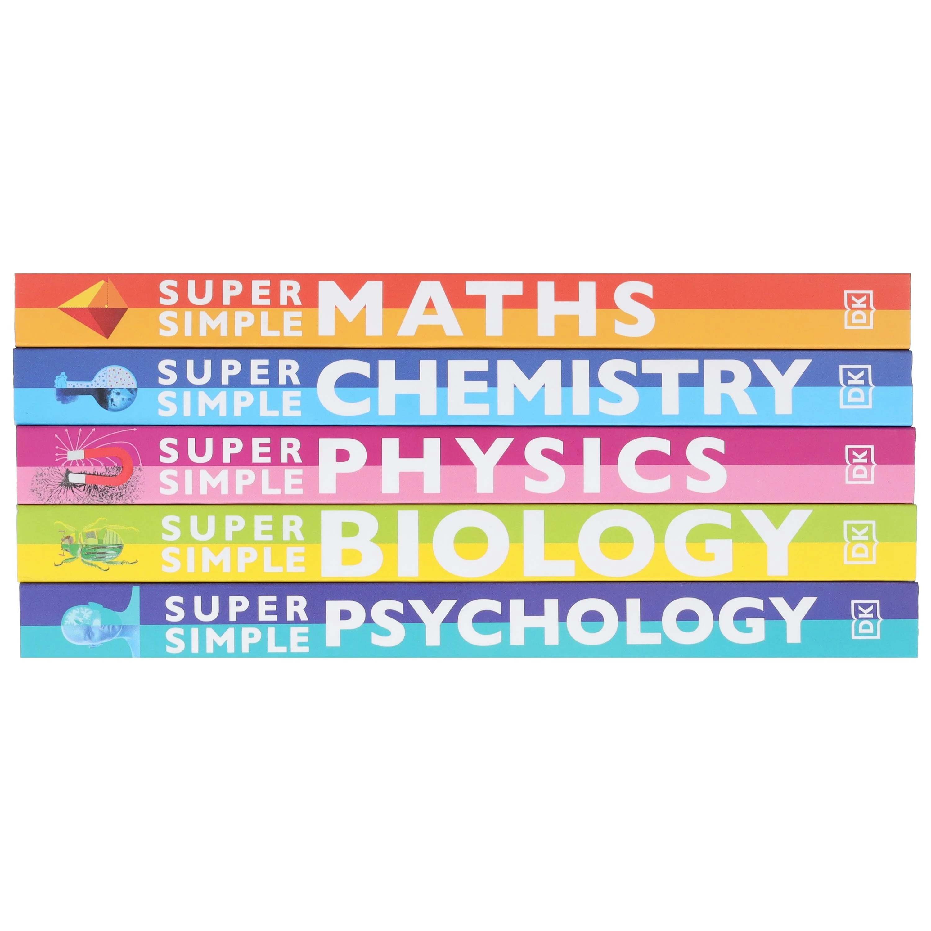 Super Simple: Maths, Chemistry, Physics, Biology & Psychology The Ultimate Bitesize Study Guide 5 Books Collection Set - Non Fiction - Paperback - Image 5