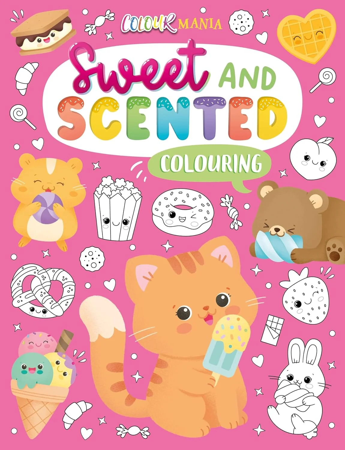 Sweet and Scented Colouring Book With Scented Pens (Includes Lollipop Pen) - Ages 3-6 - Paperback - Image 3