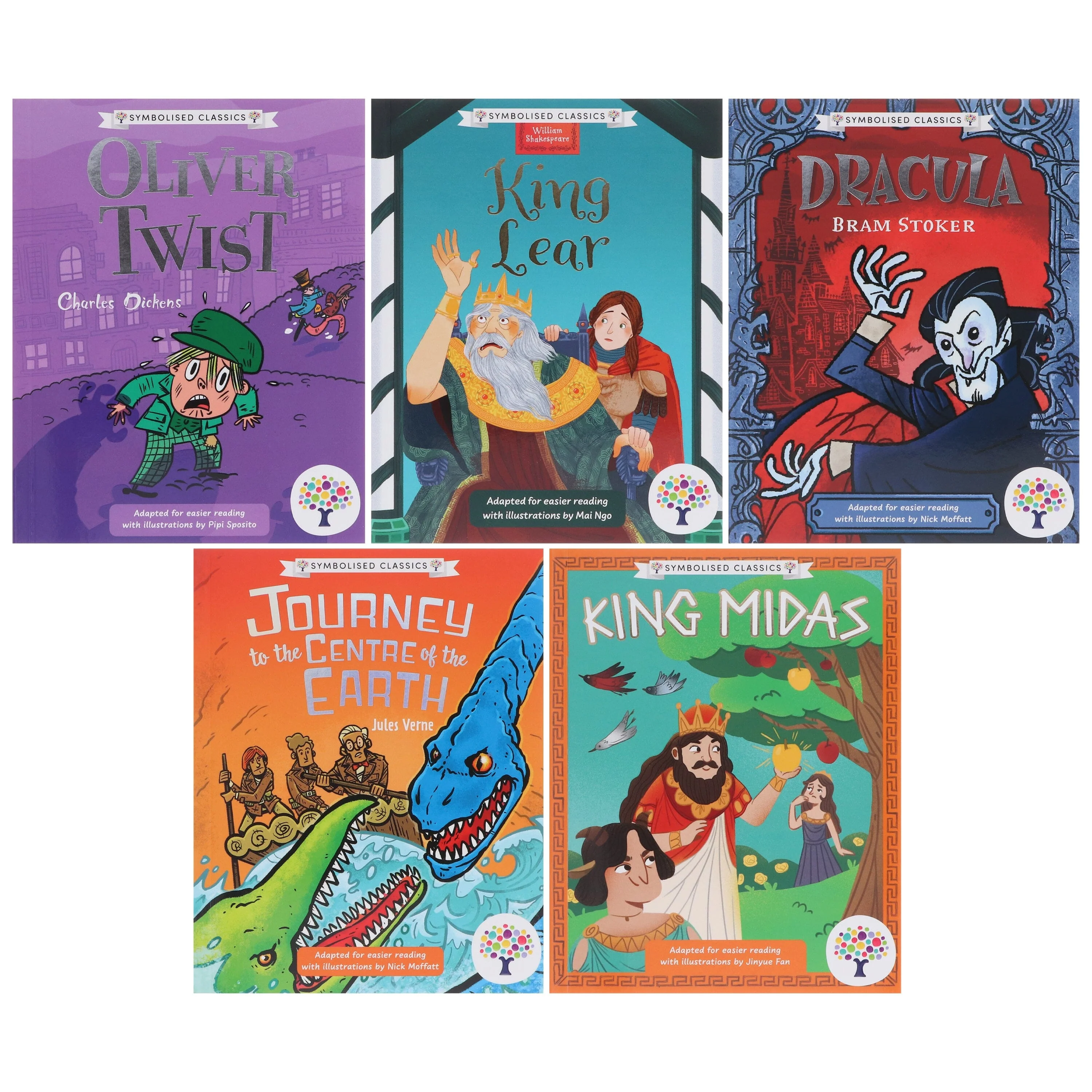 Symbolised Classics Reading Library: The Starter Collection (Volume 2) 5 Books Box Set - Ages 5+ - Paperback - Image 2