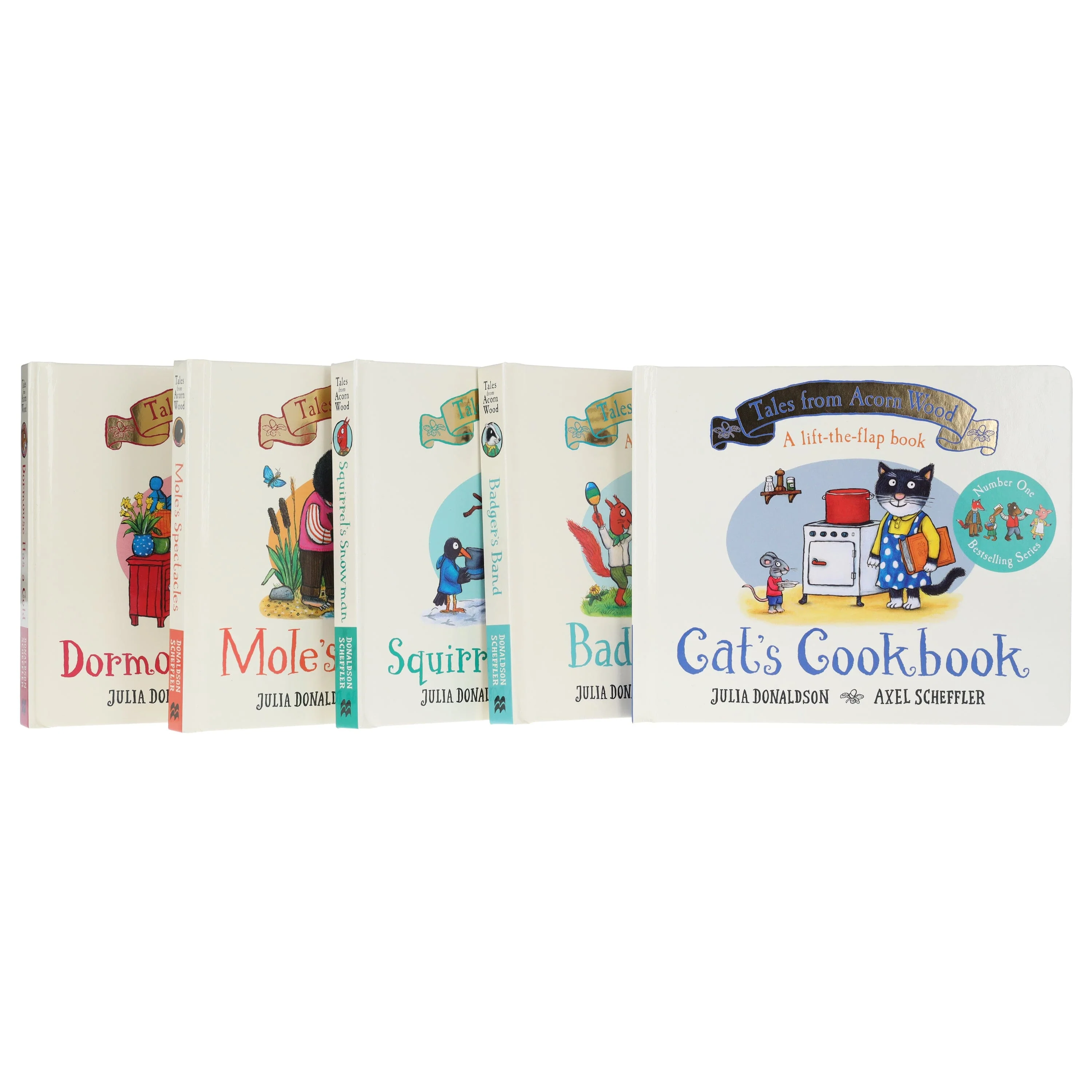 Tales From Acorn Wood by Julia Donaldson Illustrated 5 Books Collection Set (A Lift-the-flap Story) - Ages 2-5 - Board Book - Image 4