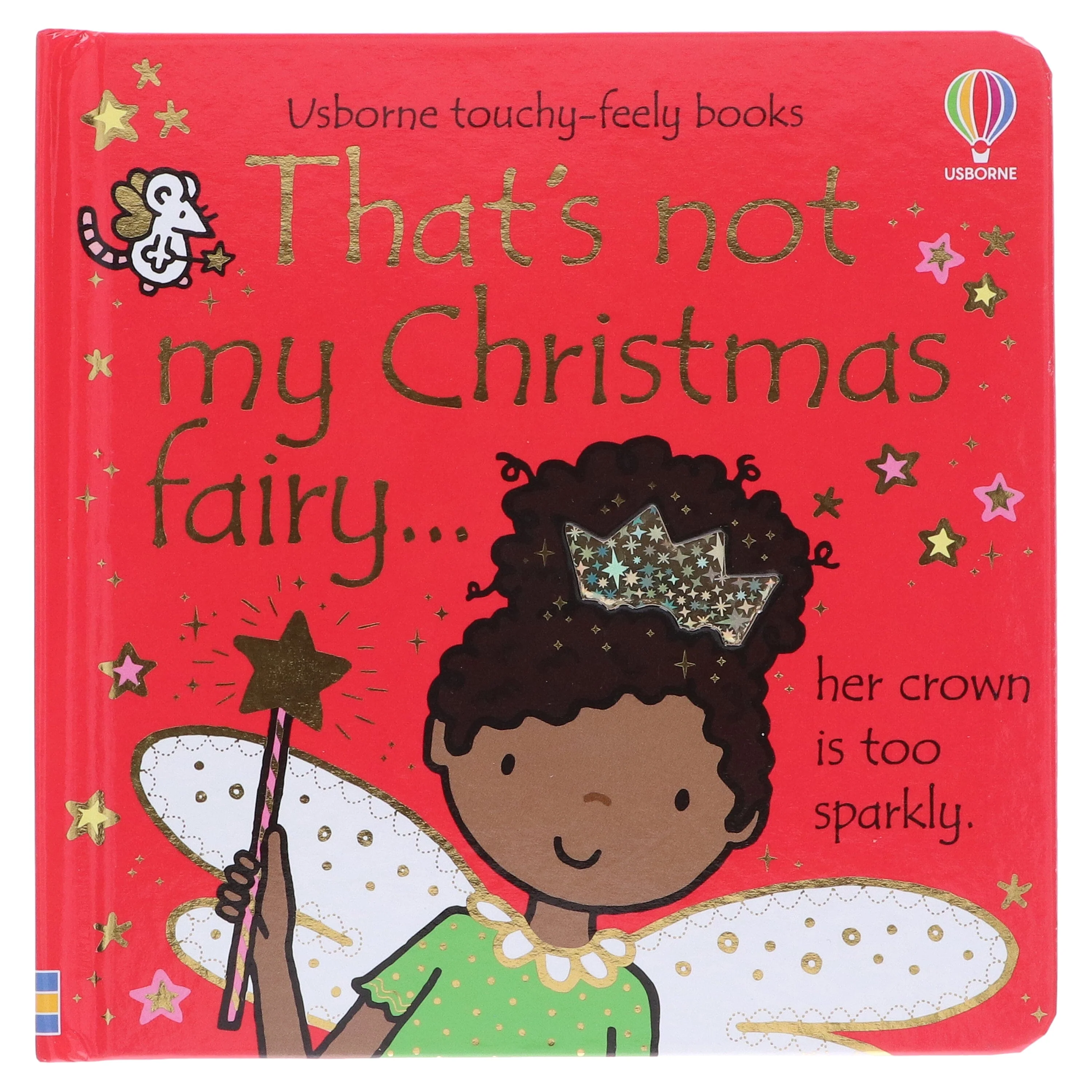That's Not My Christmas Fairy by Fiona Watt (Usborne Touchy-Feely Books) - Ages 0-2 - Sprayed Edges Board Book - Image 2