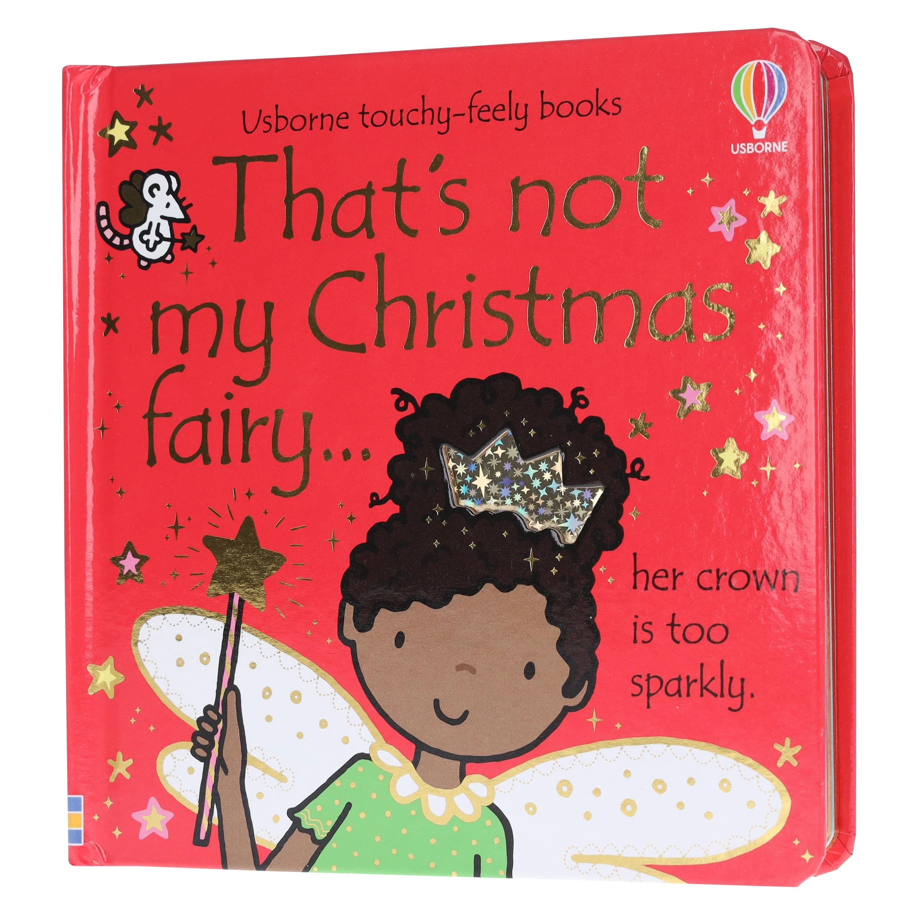 That's Not My Christmas Fairy by Fiona Watt (Usborne Touchy-Feely Books) - Ages 0-2 - Sprayed Edges Board Book - Image 4