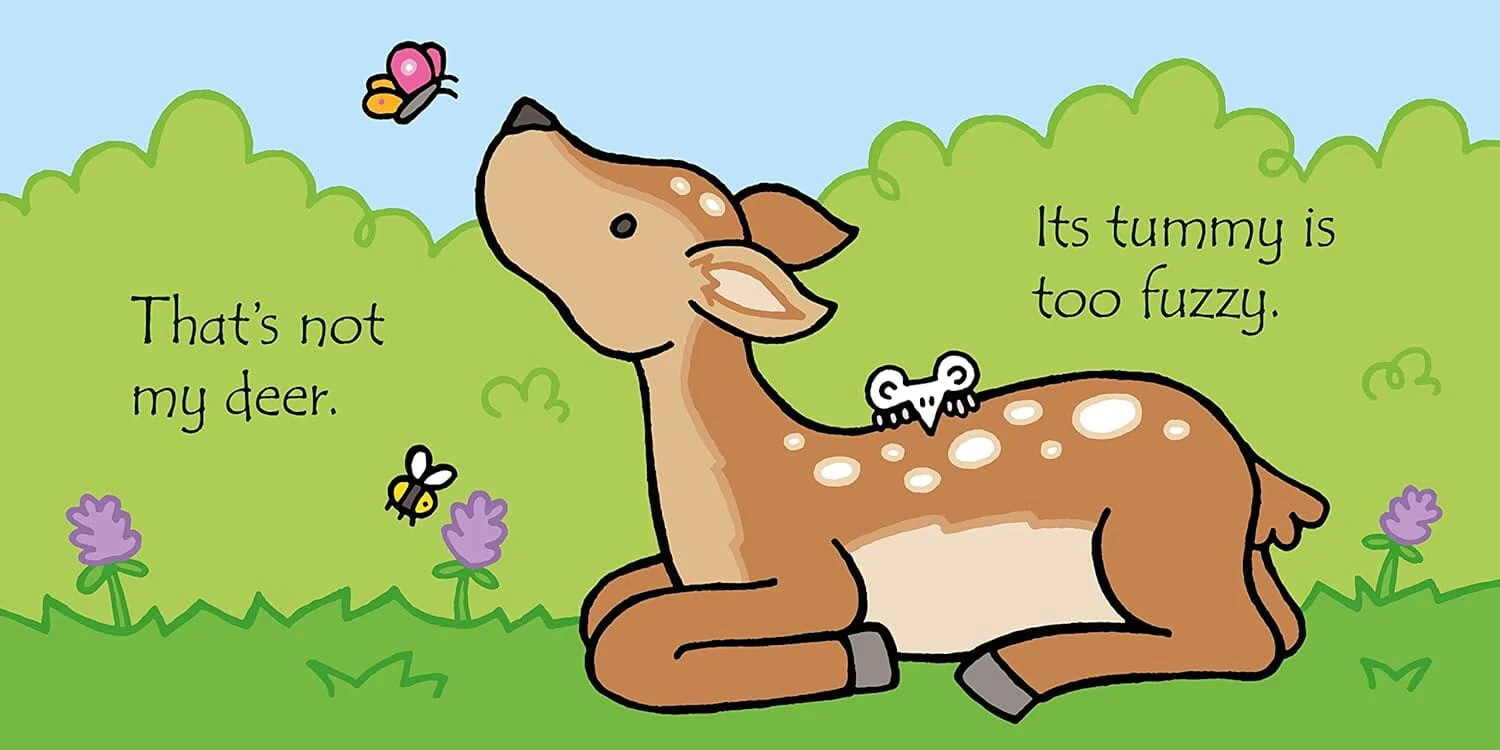 That's not my deer... by Fiona Watt (Usborne Touchy-Feely Books) - Ages 0-2 - Sprayed Edges Board Book - Image 3