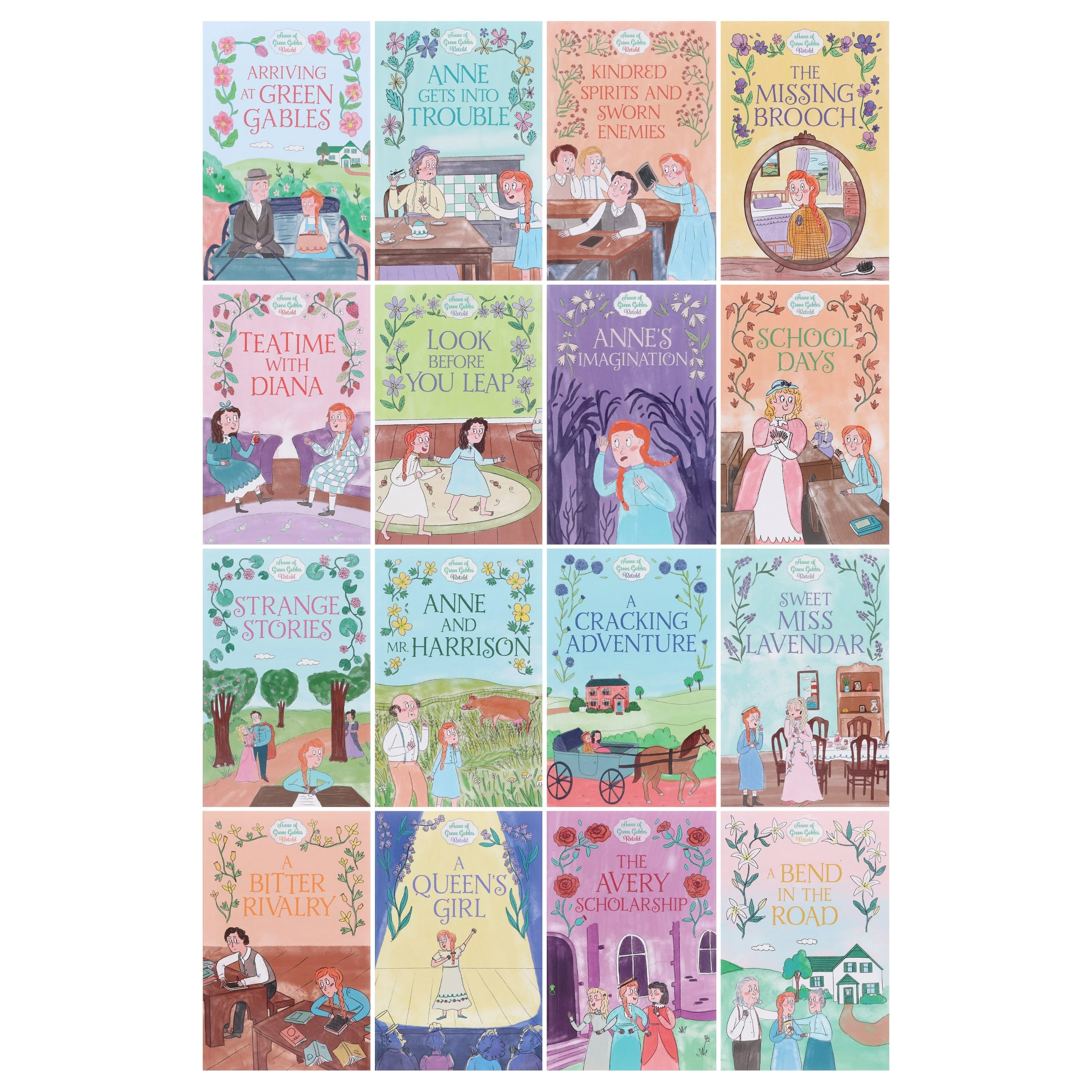 The Anne of Green Gables Collection by Samantha Newman Illustrated 16 Books Box Set - Ages 7-12 - Paperback - Image 2