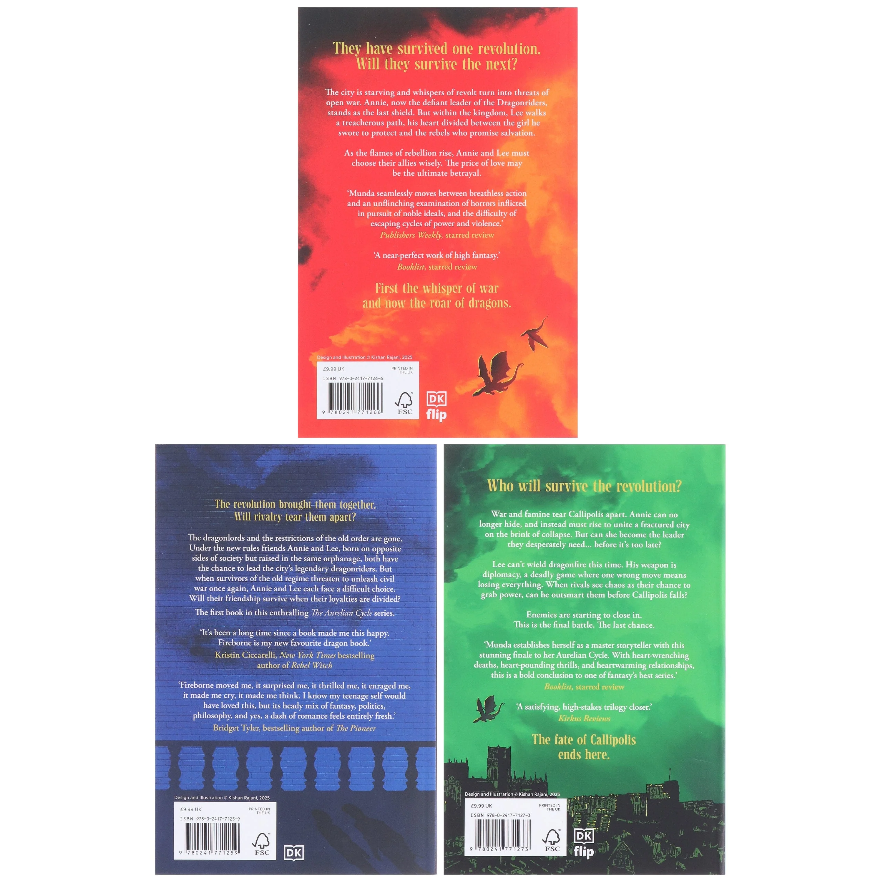 The Aurelian Cycle Trilogy by Rosaria Munda: 3 Books Collection Set - Ages 14+ - Paperback - Image 4
