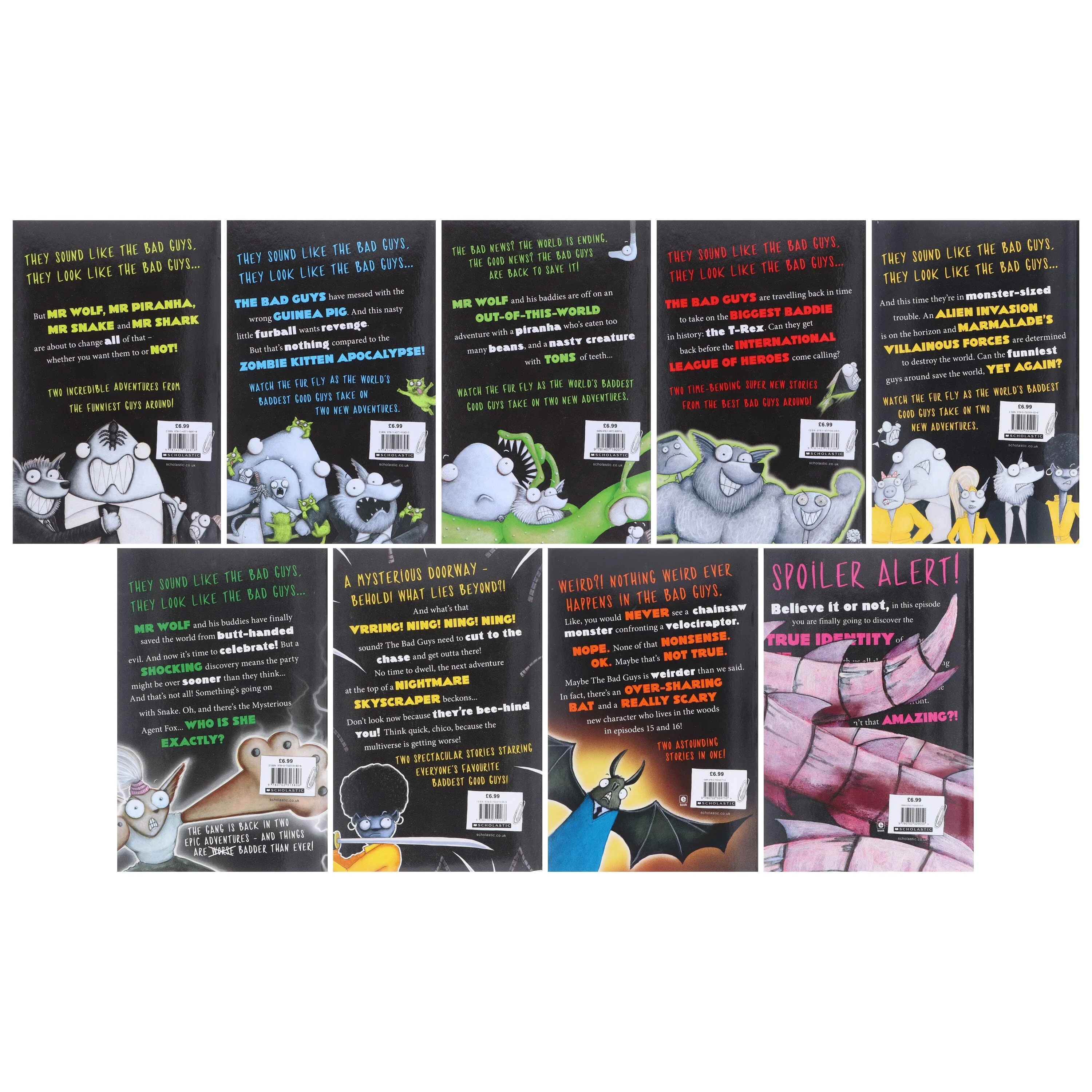 The Bad Guys Episodes by Aaron Blabey: 1-18 Collection 9 Books Set - Ages 7-9 - Paperback - Image 3