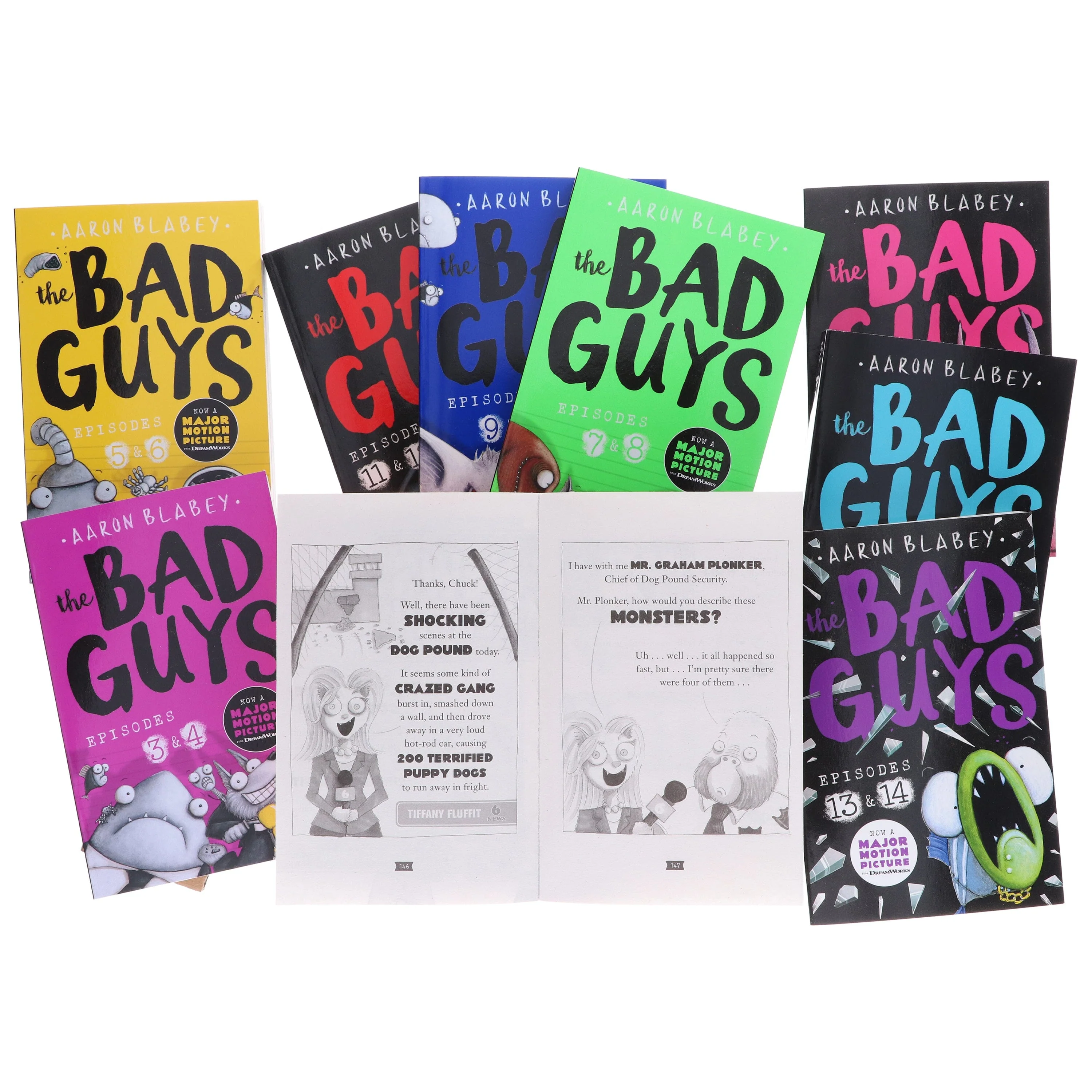 The Bad Guys Episodes by Aaron Blabey: 1-18 Collection 9 Books Set - Ages 7-9 - Paperback - Image 7