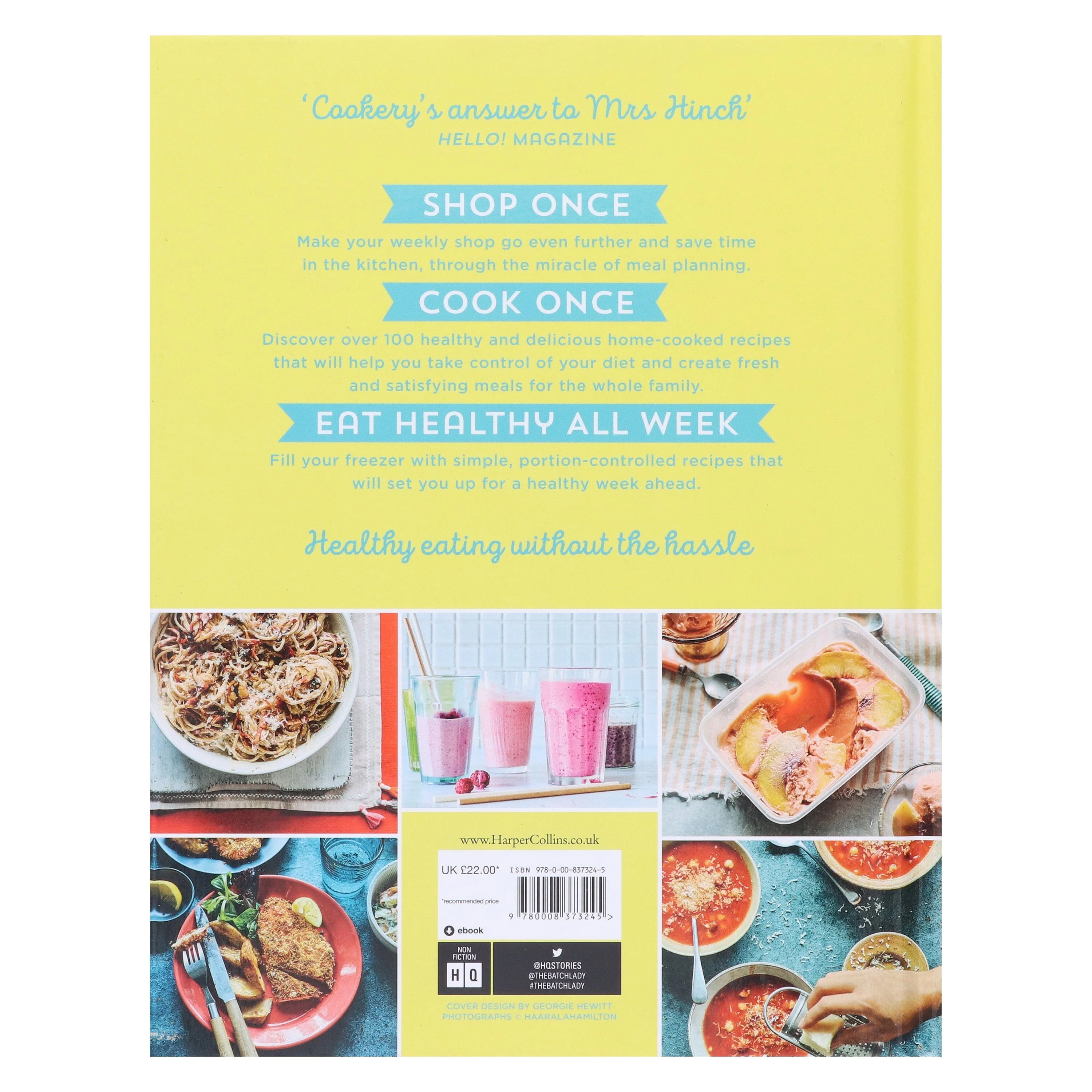 The Batch Lady: Healthy Family Favourites Over 100 simple, delicious recipes by Suzanne Mulholland - Non Fiction - Hardback - Image 3