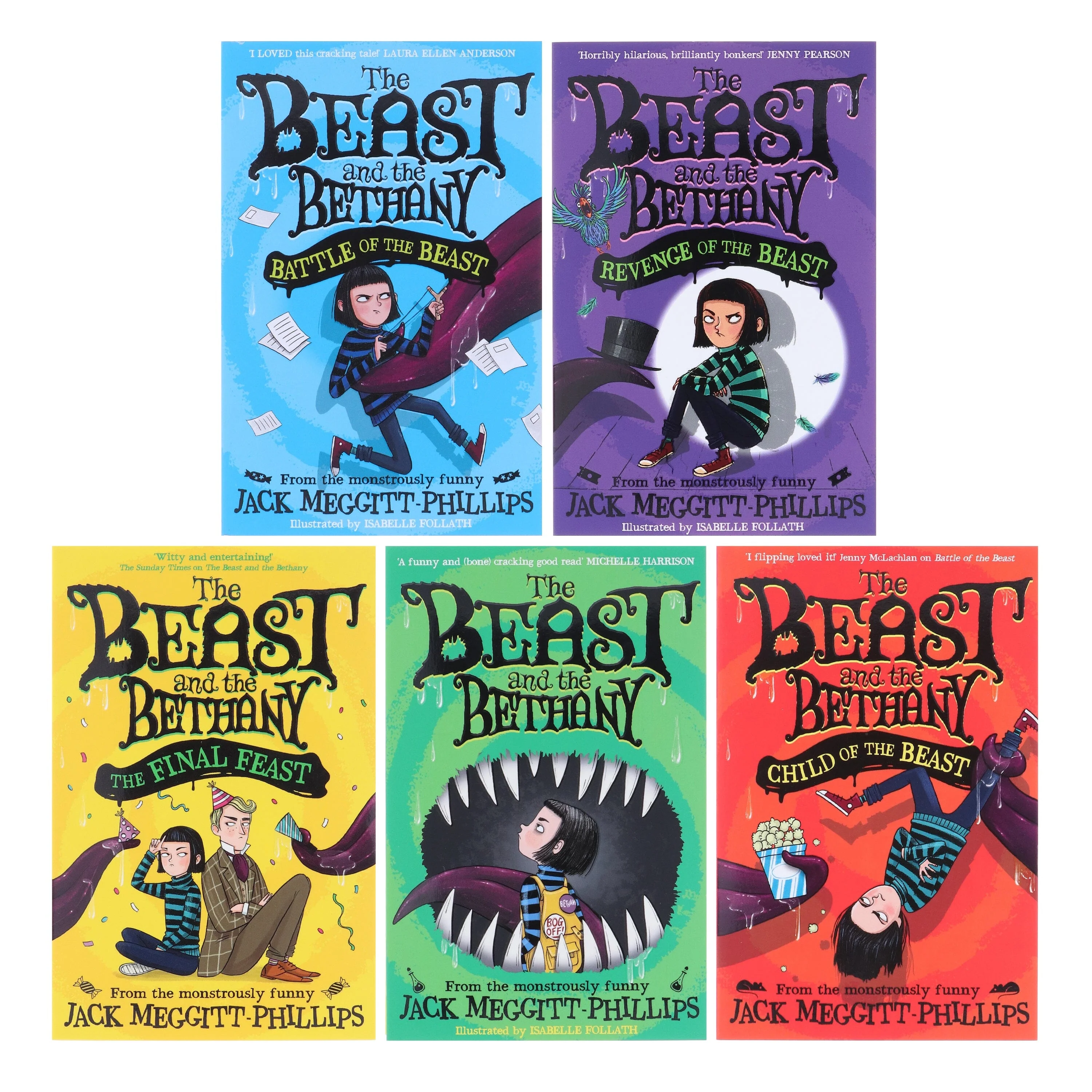 The Beast and the Bethany Series By Jack Meggitt-Phillips Illustrated 5 Books Collection Set - Ages 8+ - Paperback - Image 2