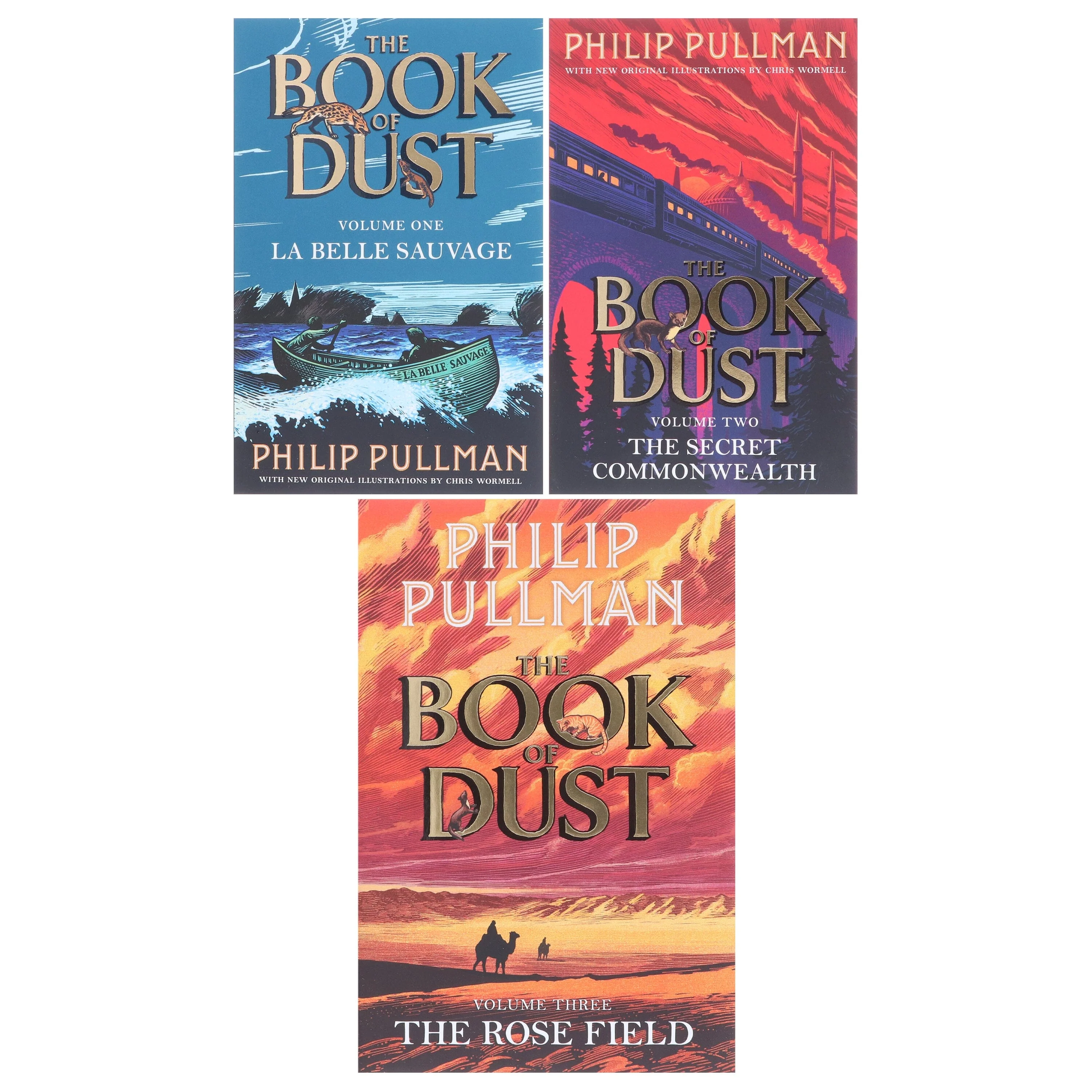 The Book of Dust (Vol 1-3) (His Dark Materials) by Philip Pullman Illustrated 3 Books Collection Set - Ages 12-17 - Paperback/Hardback - Image 2