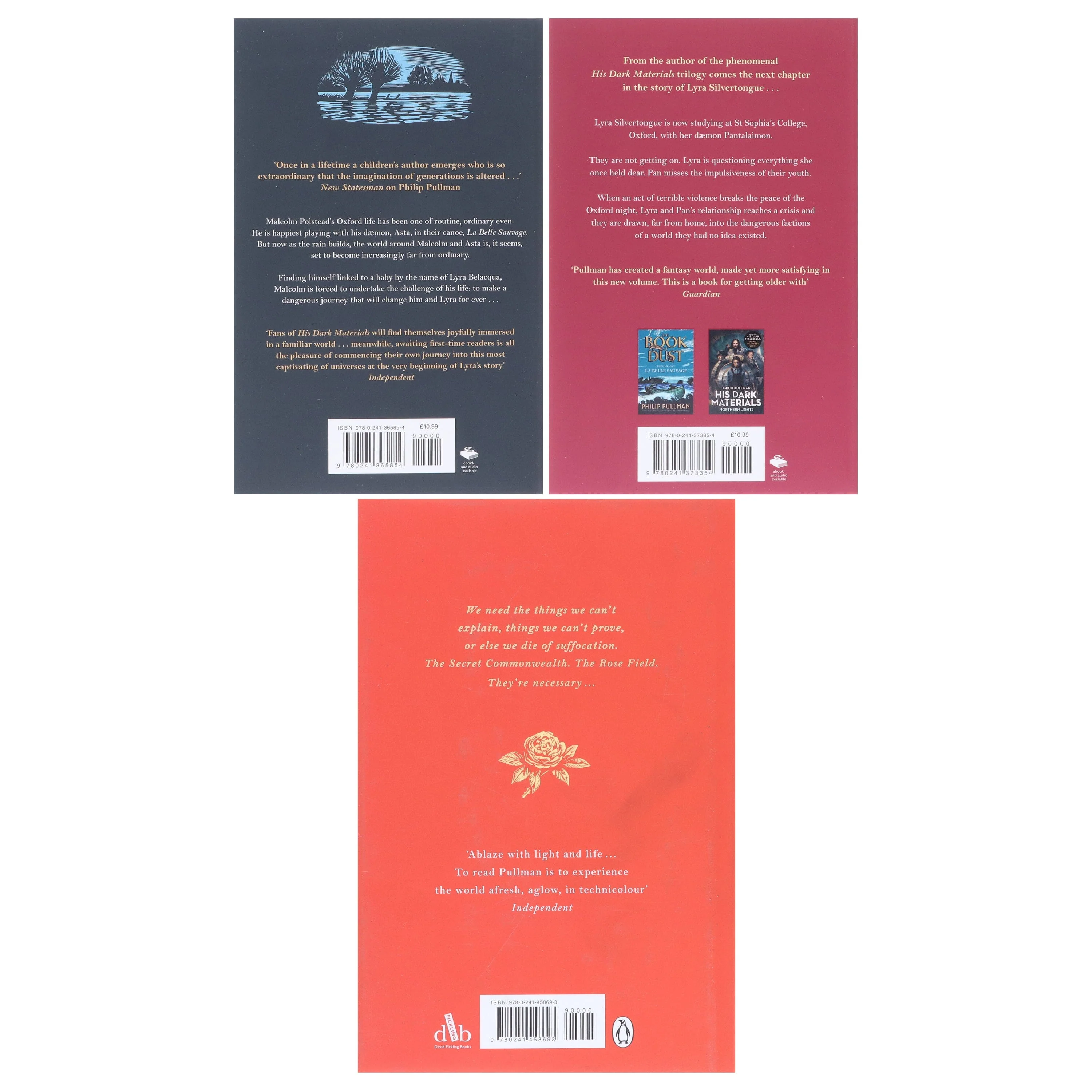 The Book of Dust (Vol 1-3) (His Dark Materials) by Philip Pullman Illustrated 3 Books Collection Set - Ages 12-17 - Paperback/Hardback - Image 3