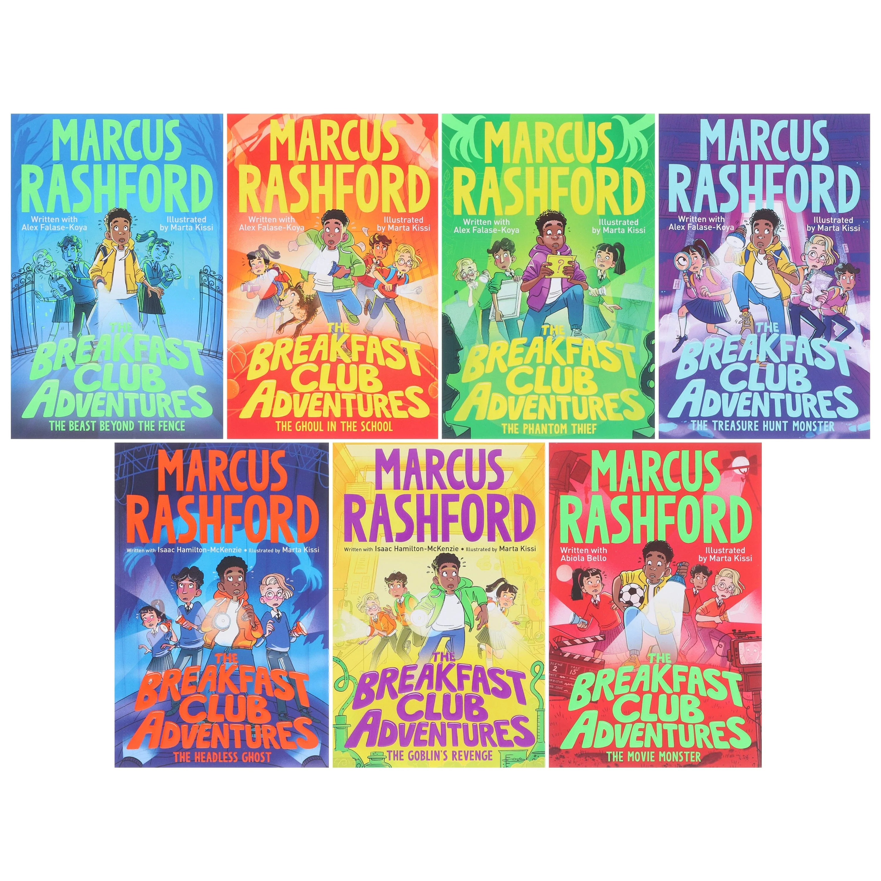The Breakfast Club Adventures Series By Marcus Rashford Illustrated 7 Books Collection Set - Ages 8-11 - Paperback - Image 2