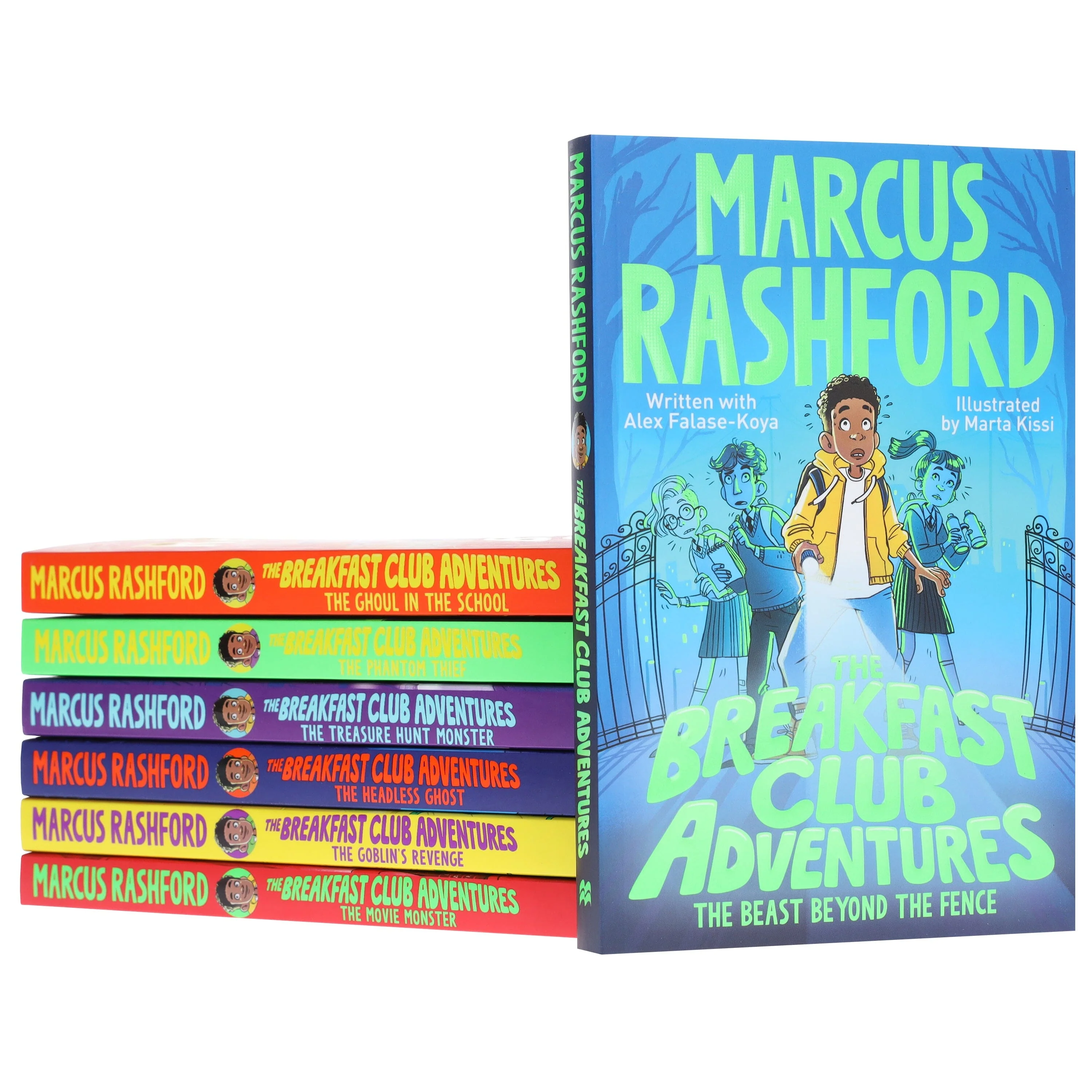 The Breakfast Club Adventures Series By Marcus Rashford Illustrated 7 Books Collection Set - Ages 8-11 - Paperback - Image 5