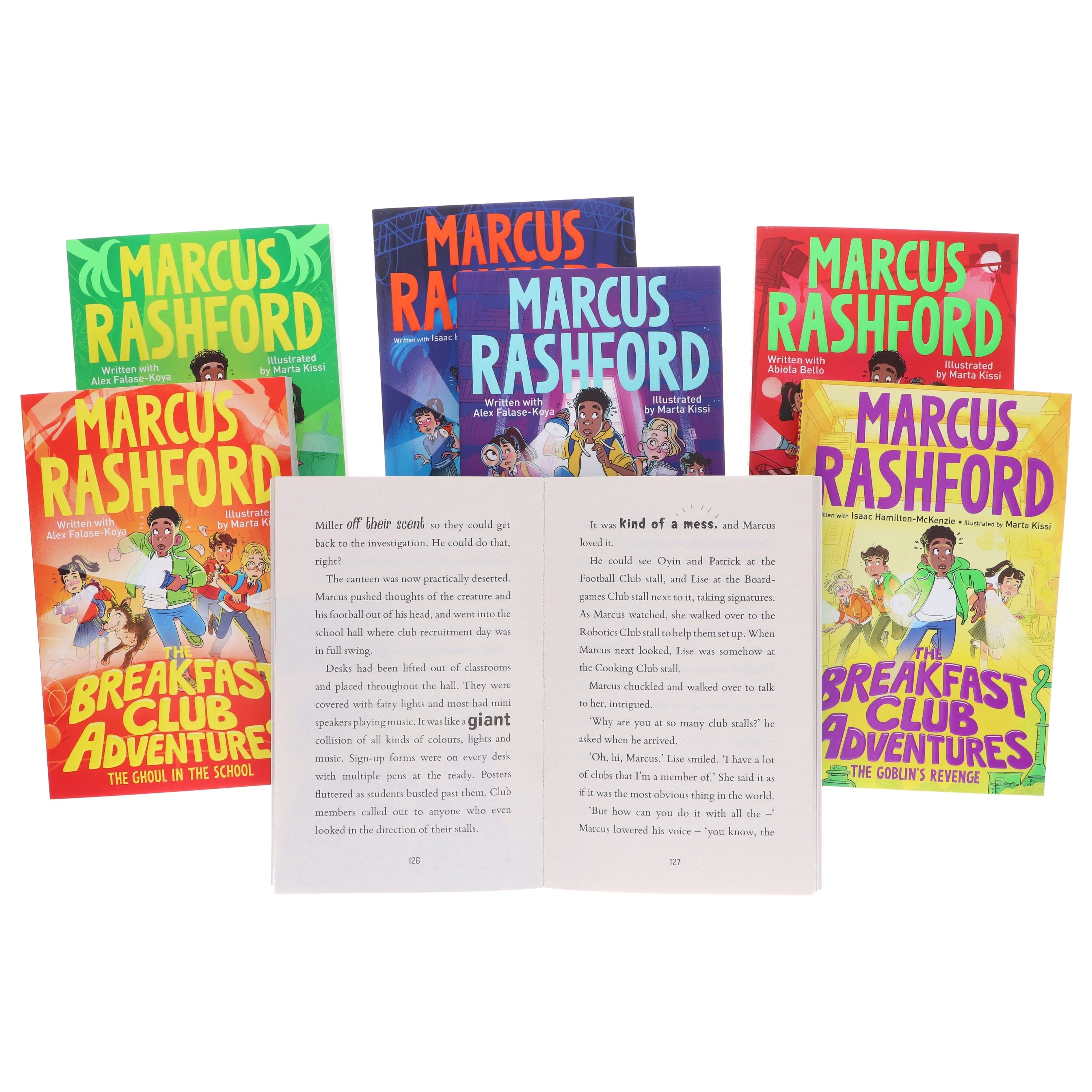The Breakfast Club Adventures Series By Marcus Rashford Illustrated 7 Books Collection Set - Ages 8-11 - Paperback - Image 7