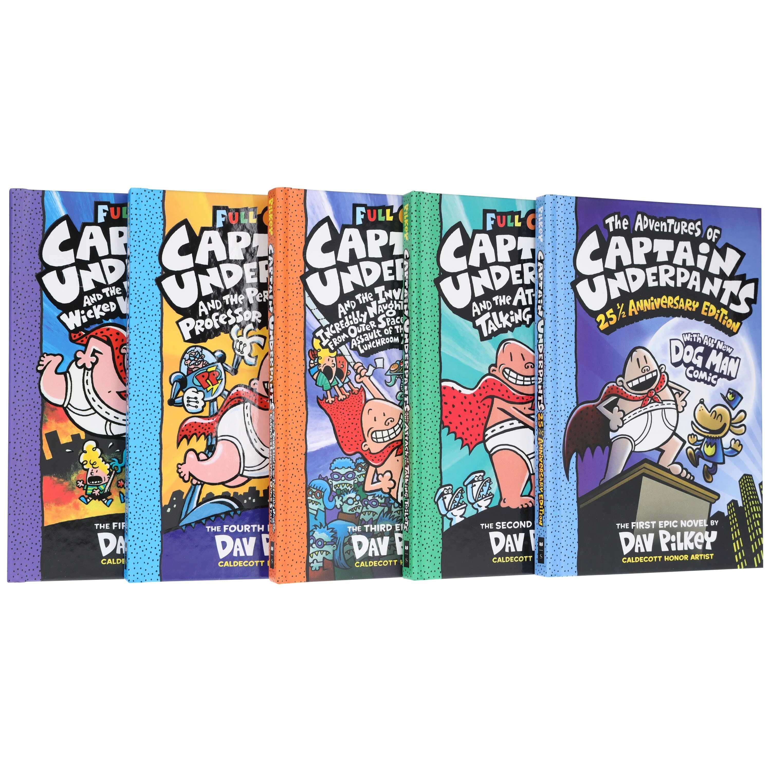 The Captain Underpants Colossal Color Collection Epic Graphic Novels 5 Books Set - Ages 7-10 - Hardback - Image 4