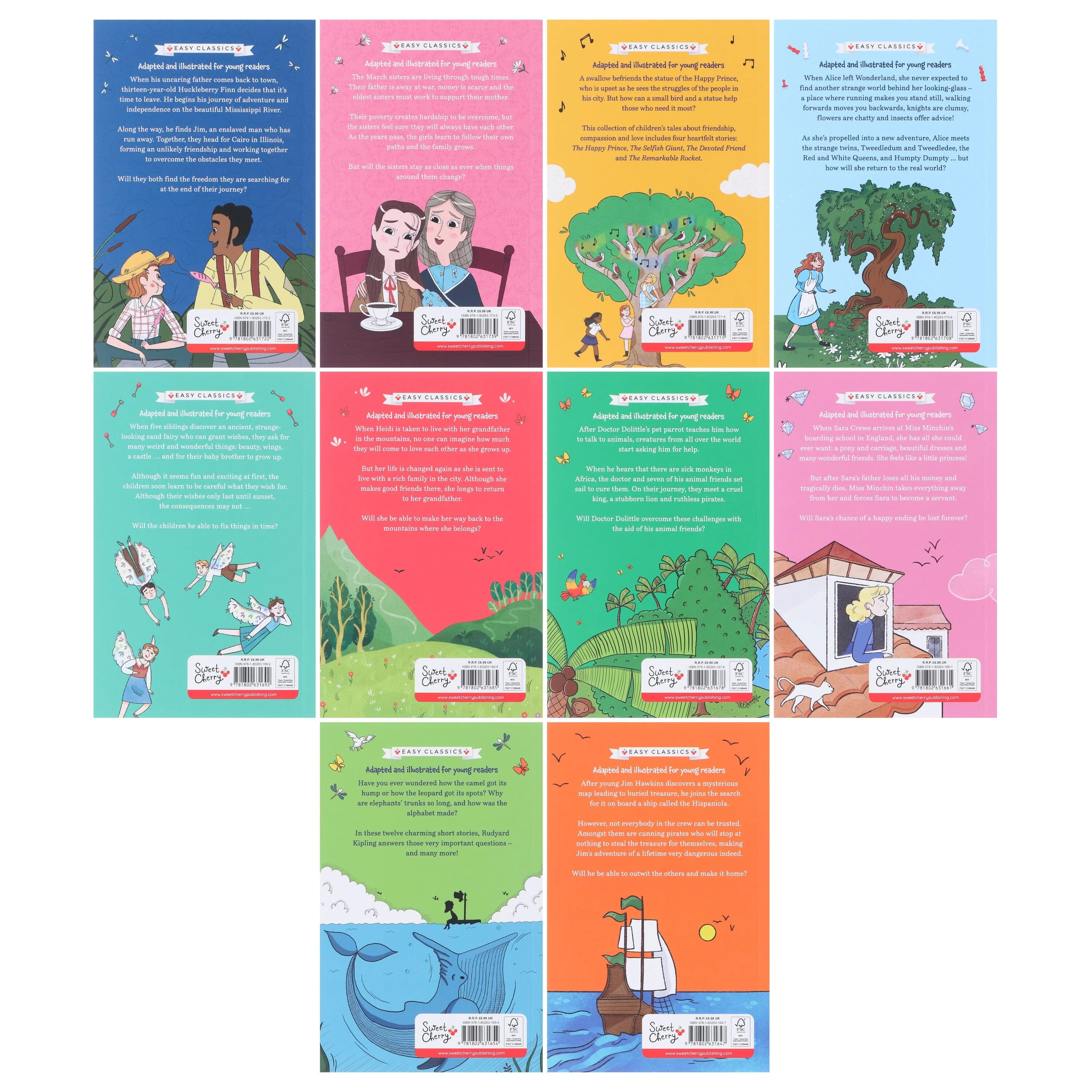 The Children's Easy Classics (Volume 2) 10 Books Collection Box Set (Includes Free Audiobooks!) - Ages 7-9 - Paperback - Image 3