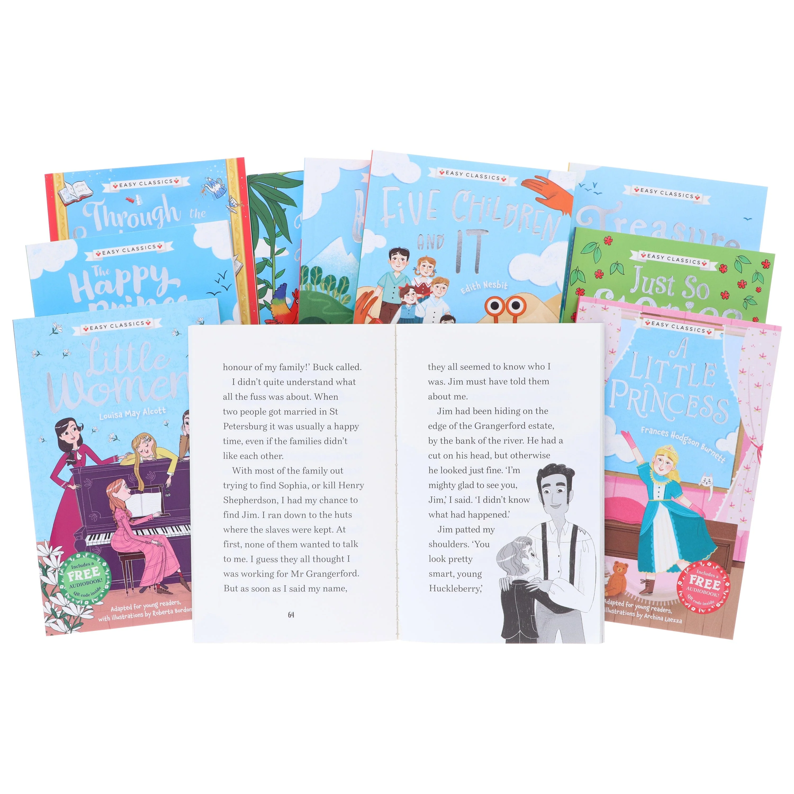 The Children's Easy Classics (Volume 2) 10 Books Collection Box Set (Includes Free Audiobooks!) - Ages 7-9 - Paperback - Image 6