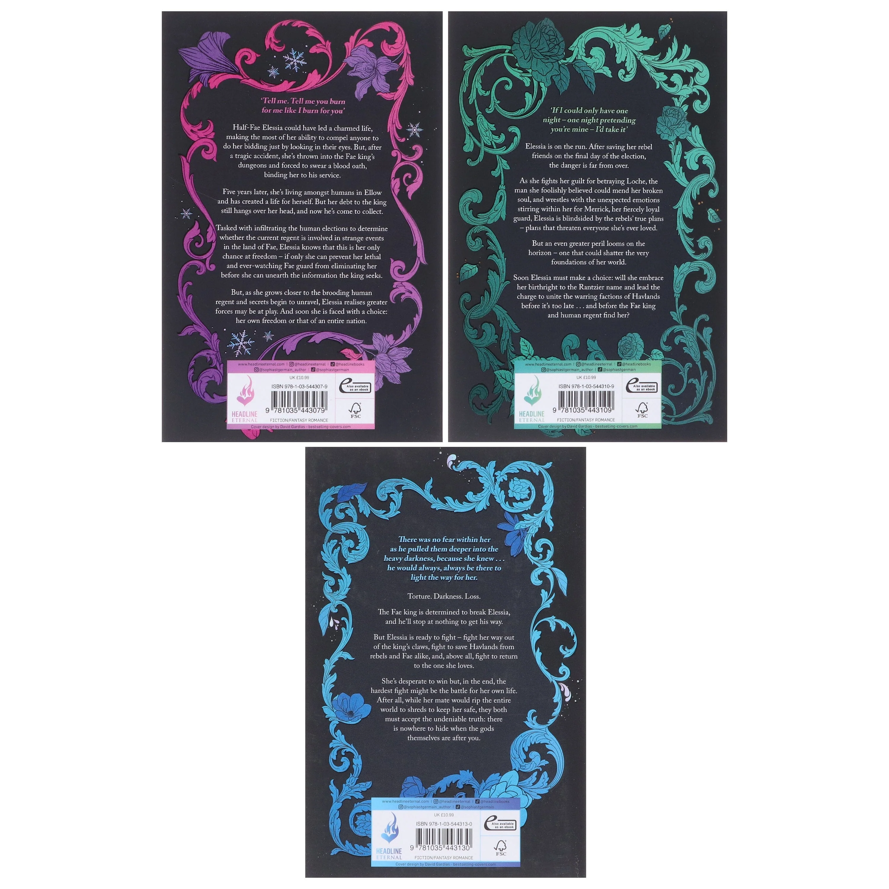 The Compelling Fates Saga by Sophia St. Germain 3 Books Collection Set - Fiction - Paperback - Image 3