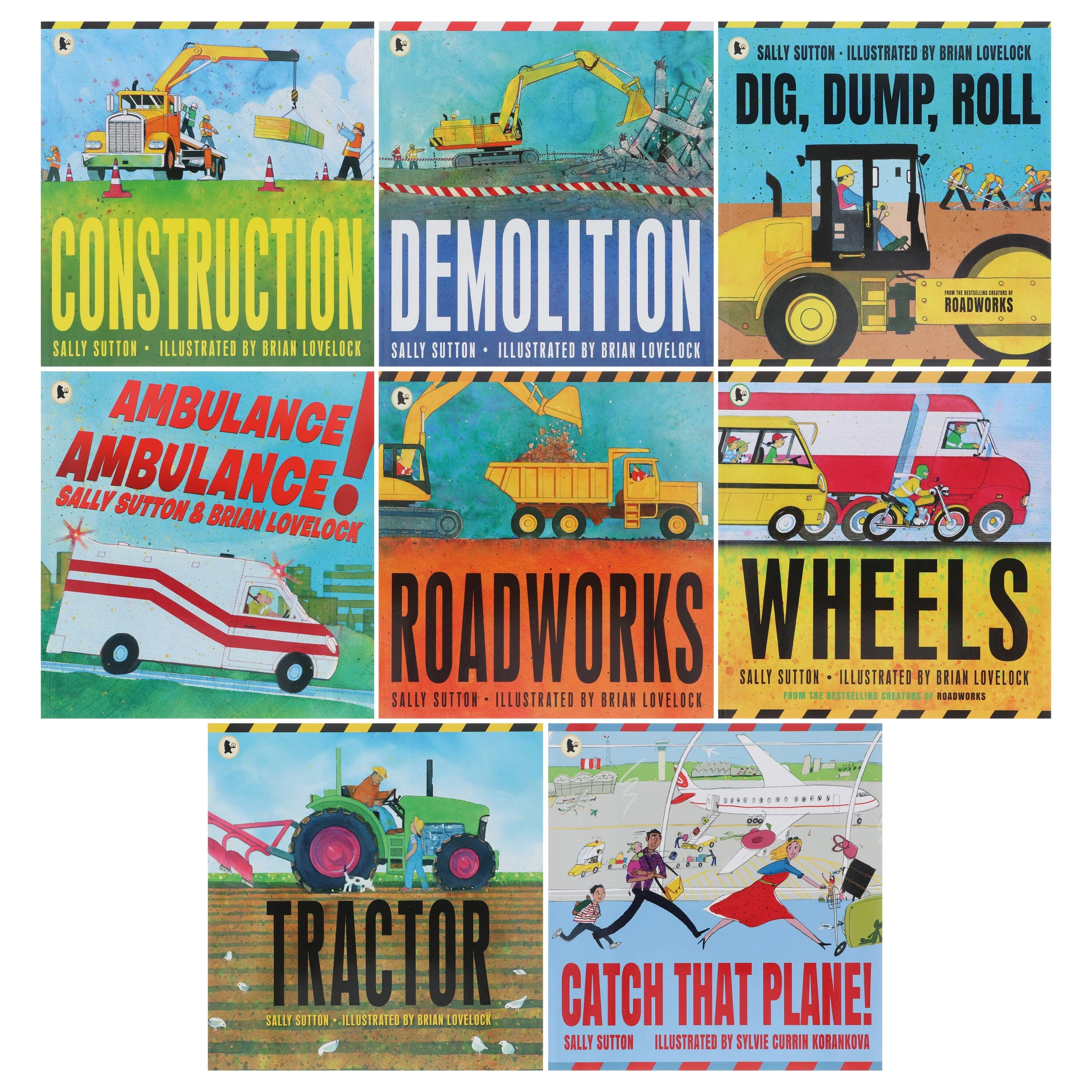 The Construction Crew Series By Sally Sutton Illustrated 8 Picture Books Collection Set - Ages 2-6 - Paperback - Image 2